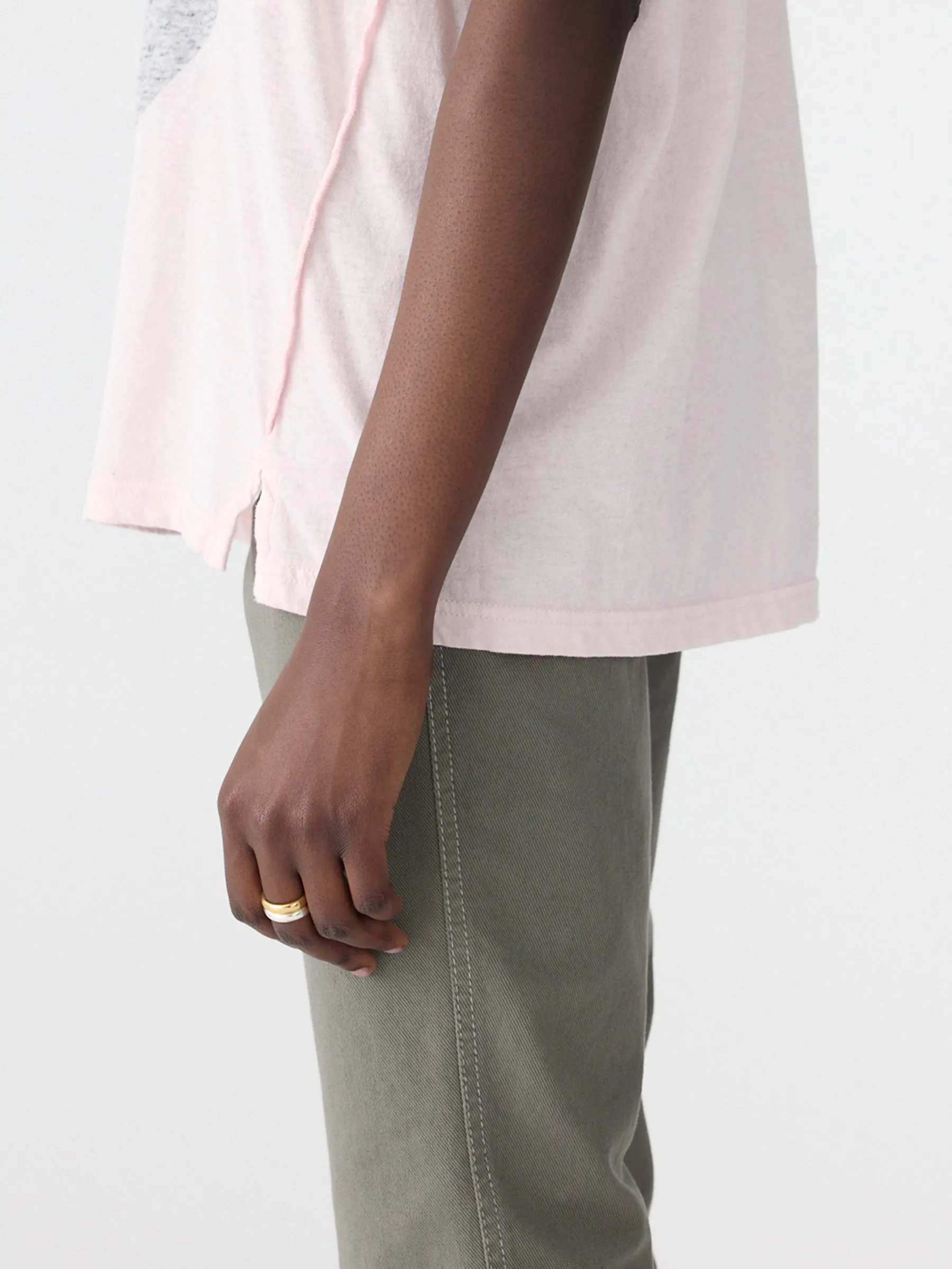 Reversed Boyfriend Dot T-Shirt sold by Bassike product image thumbnail 4