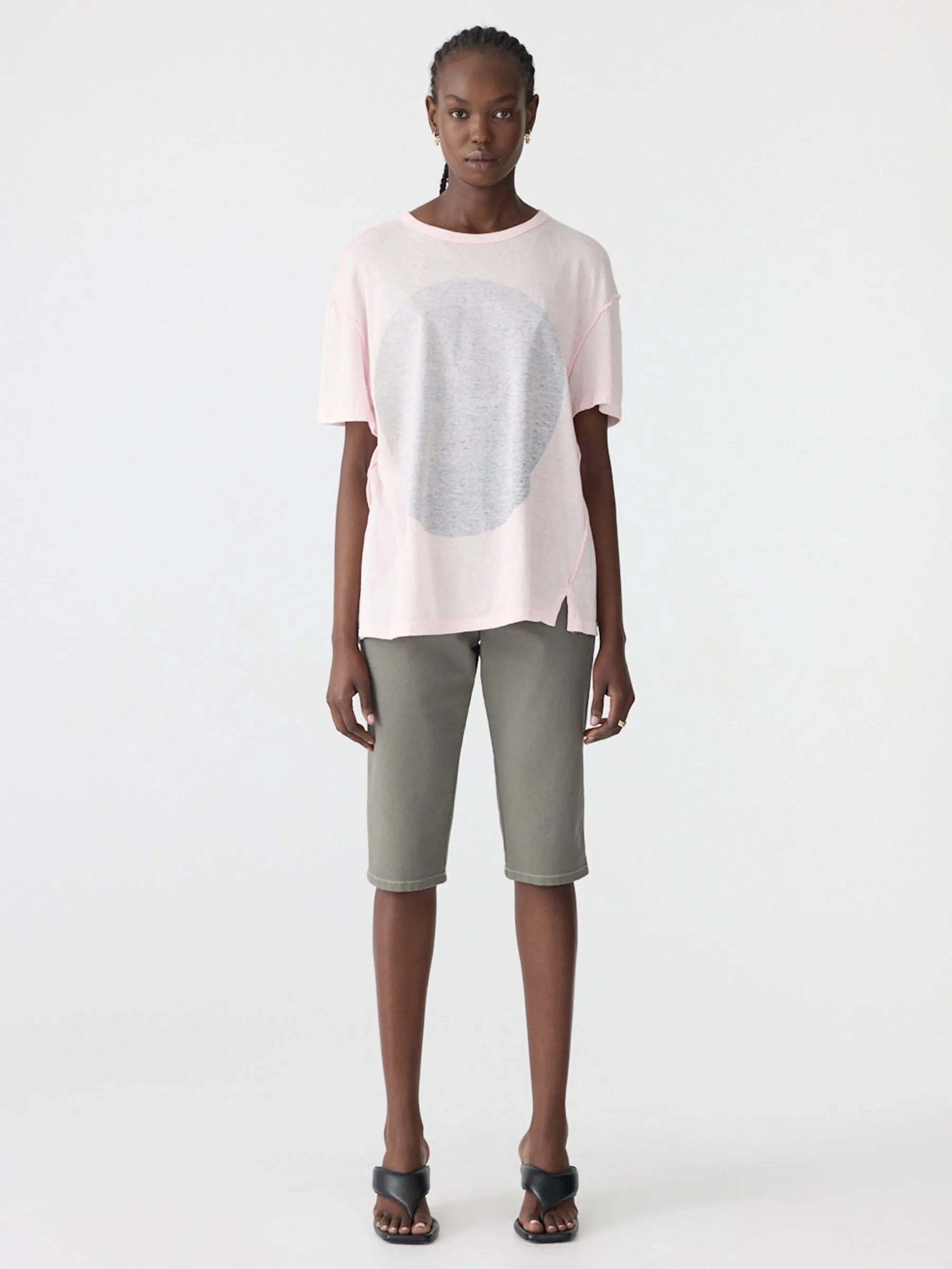 Reversed Boyfriend Dot T-Shirt sold by Bassike product image thumbnail 5