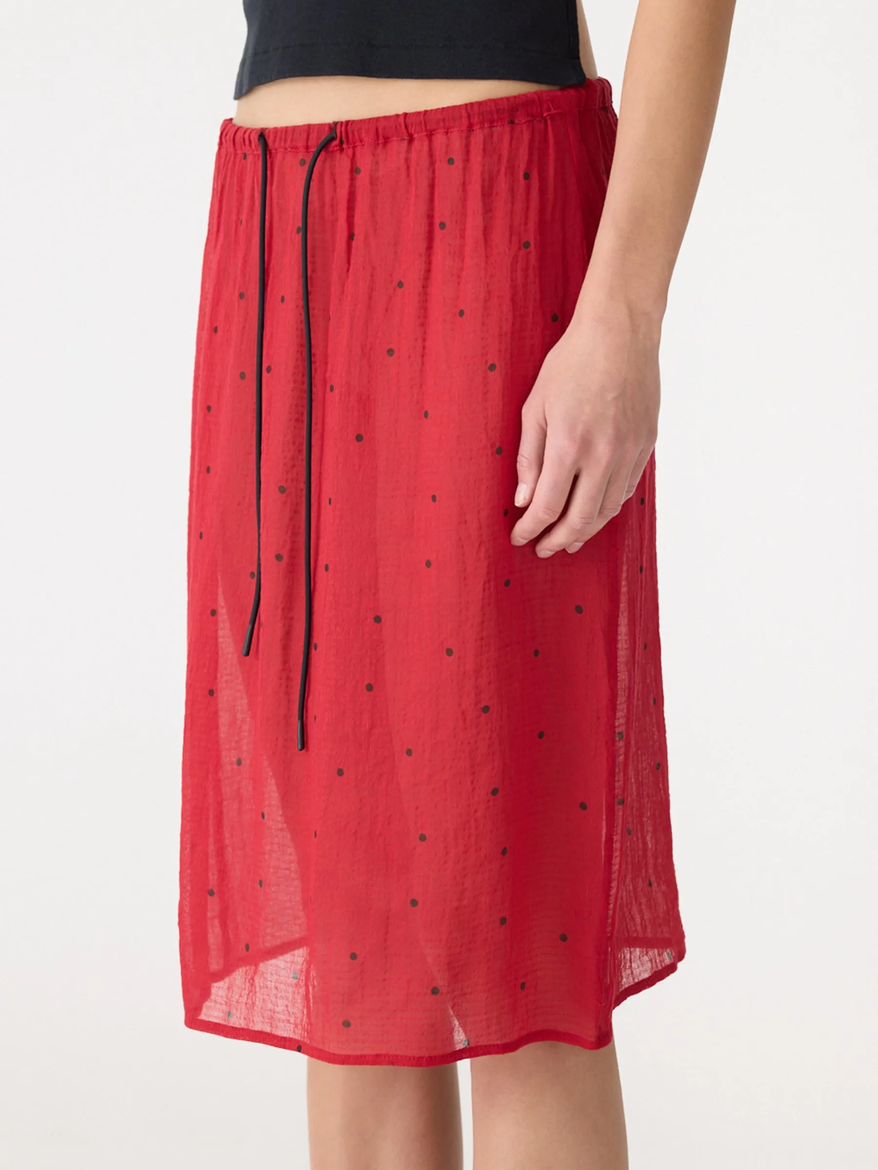 Polka Dot Pull On Skirt sold by Bassike product image thumbnail 3