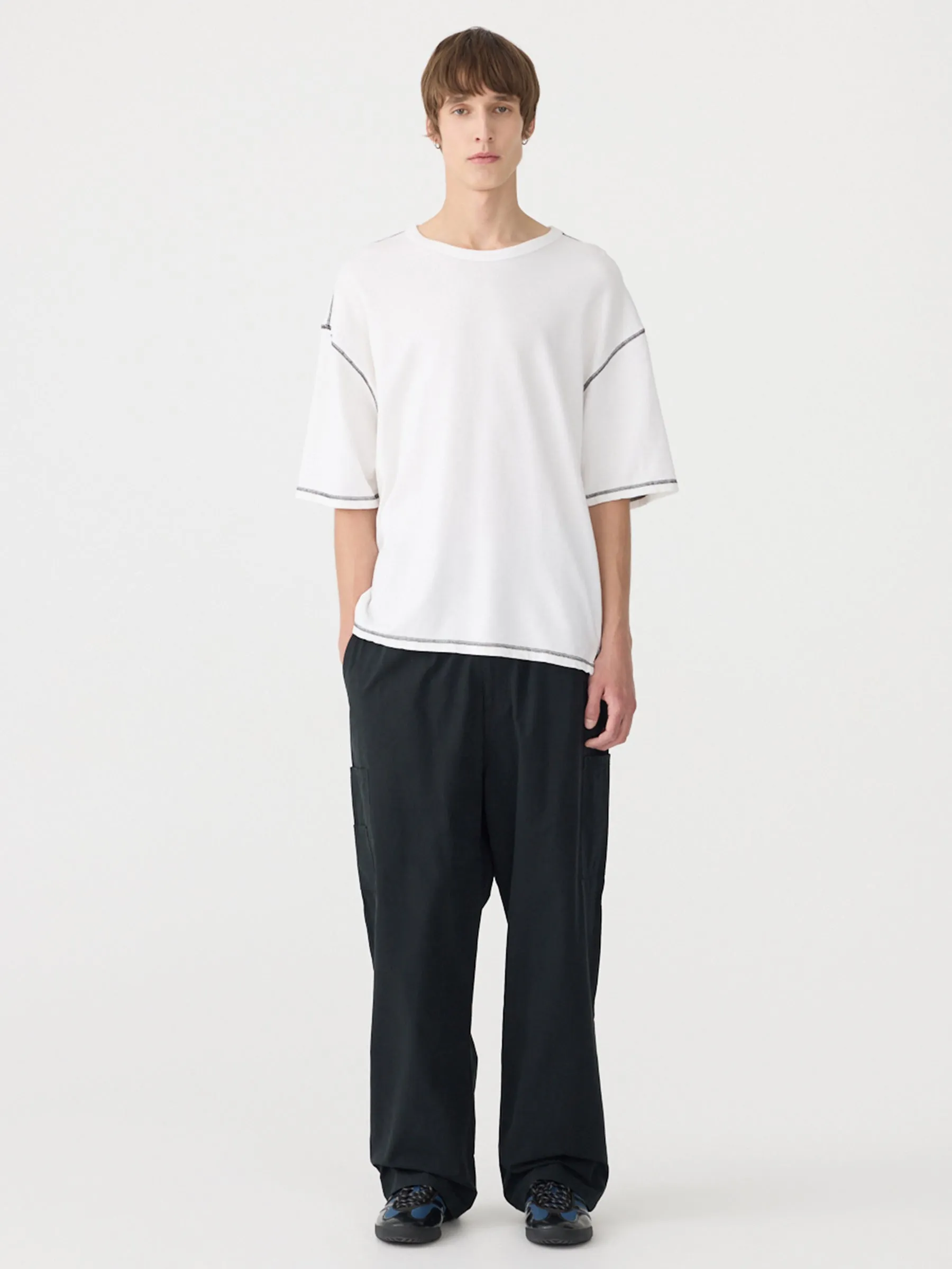 French Terry Short Sleeve Boxy T-Shirt sold by Bassike