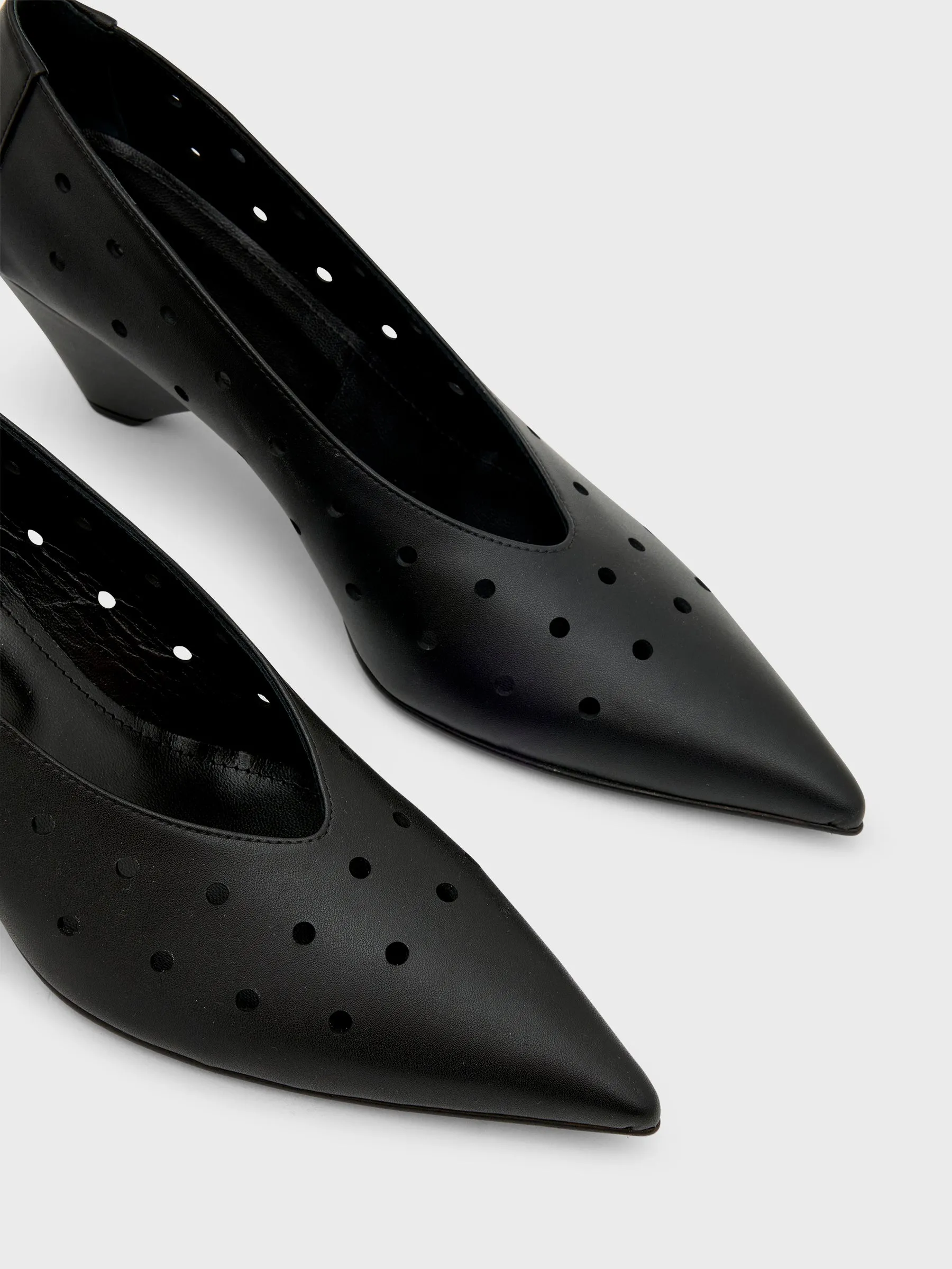 Perforated Point Toe Pump sold by Bassike product image thumbnail 3