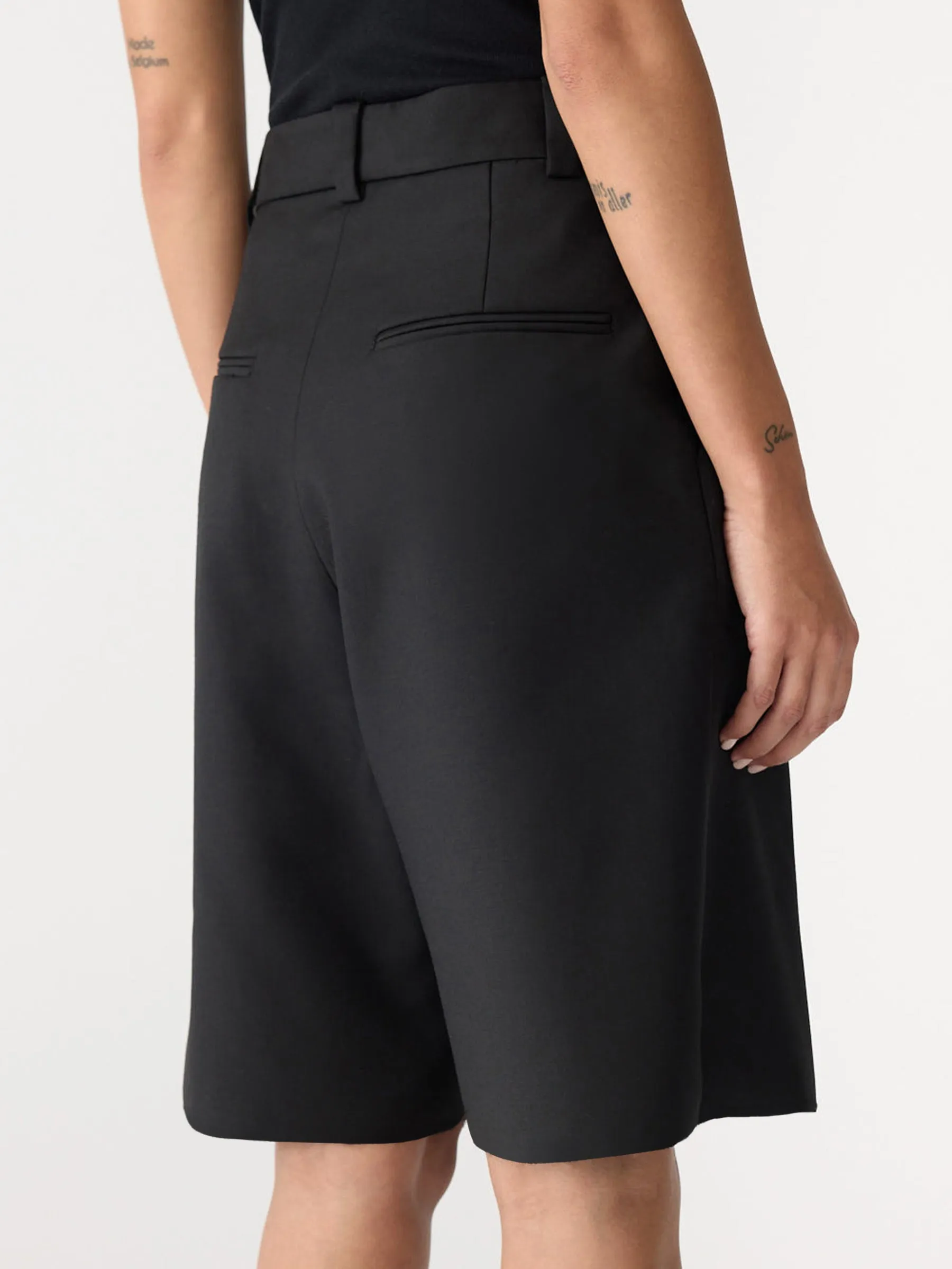 Tailored Longerline Wool Short sold by Bassike product image thumbnail 4