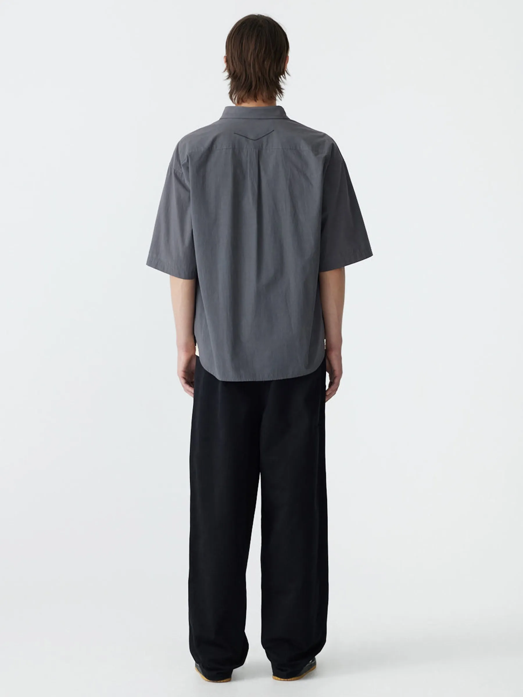Crushed Cotton Short Sleeve Shirt sold by Bassike product image thumbnail 5