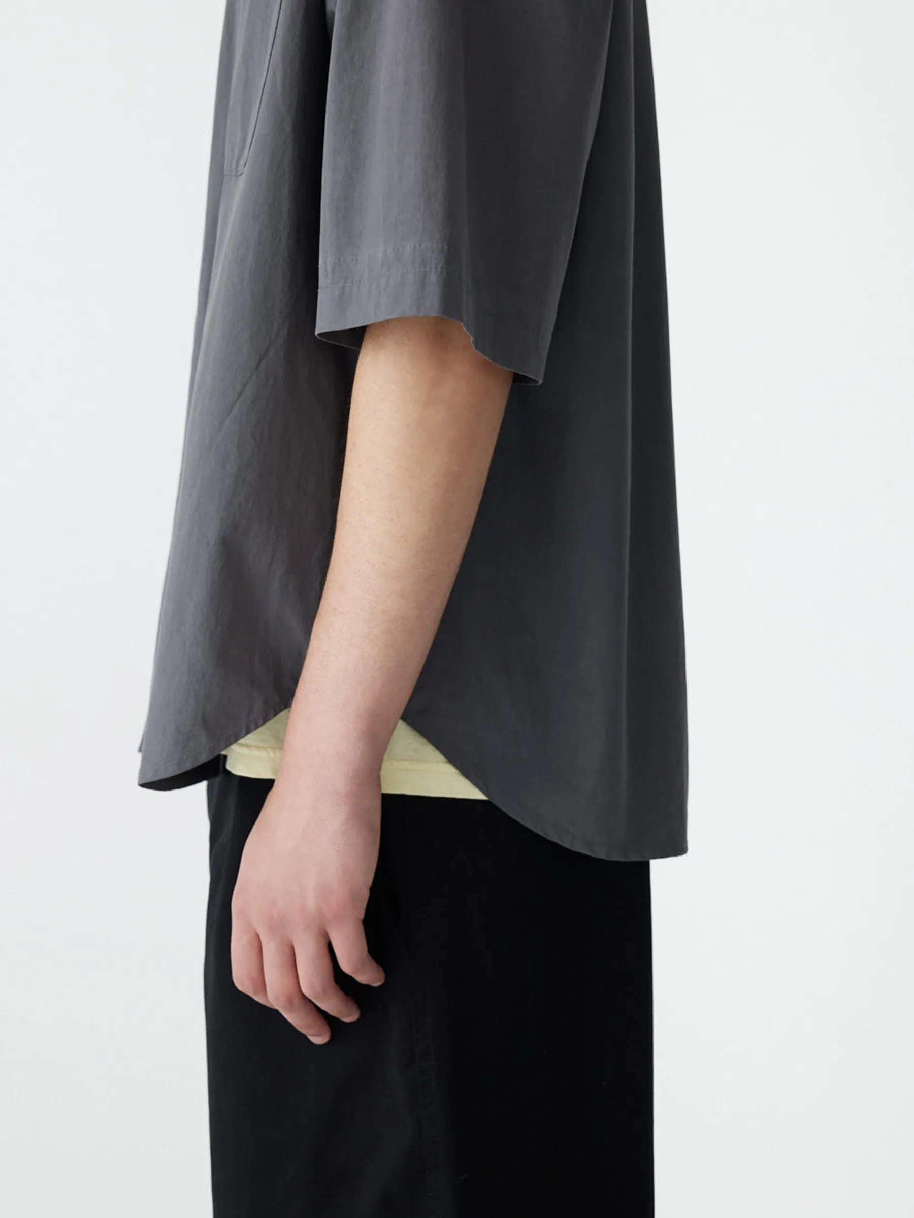 Crushed Cotton Short Sleeve Shirt sold by Bassike product image thumbnail 3