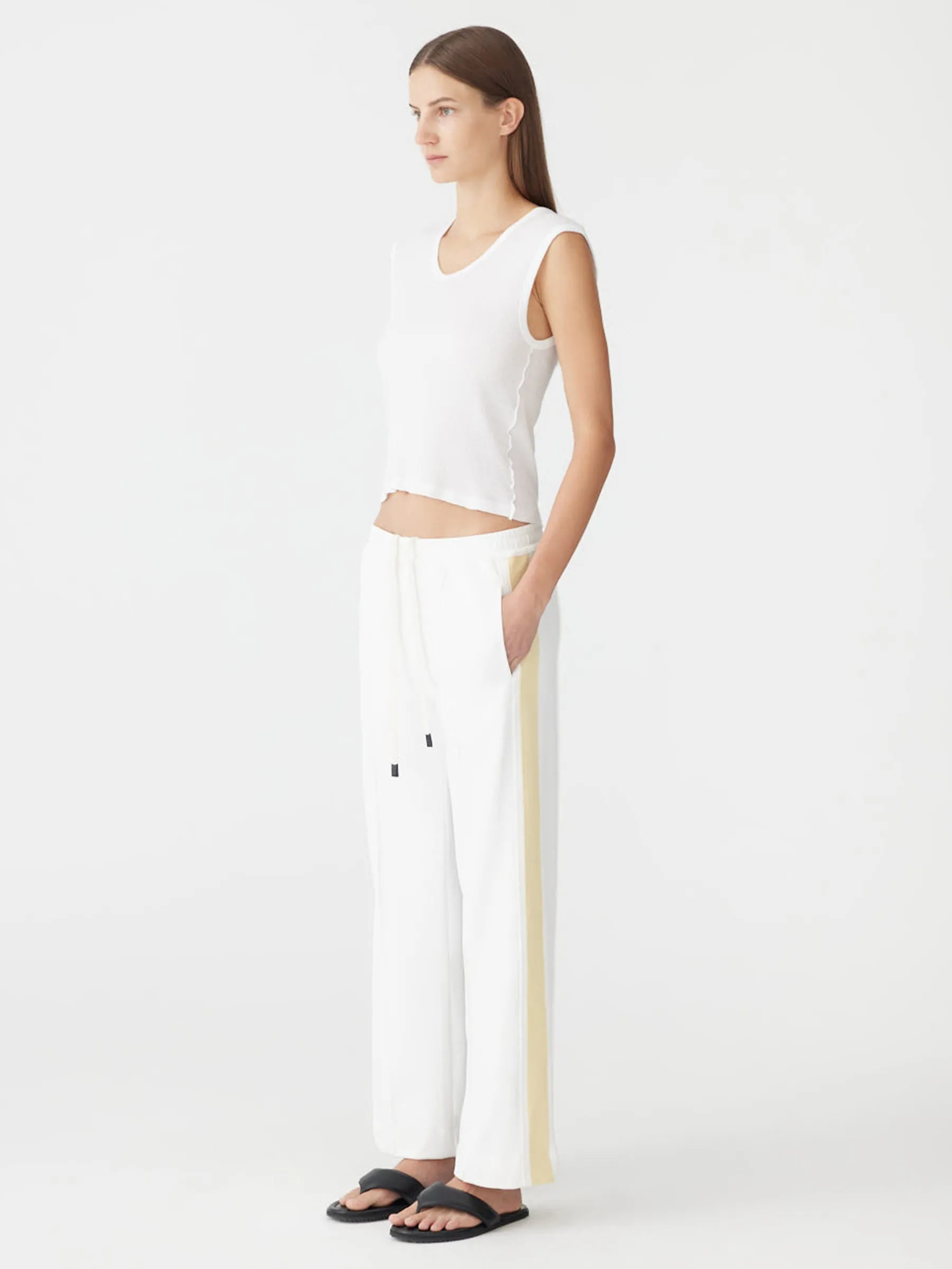 Twill Stripe Detail Pant sold by Bassike product image thumbnail 2