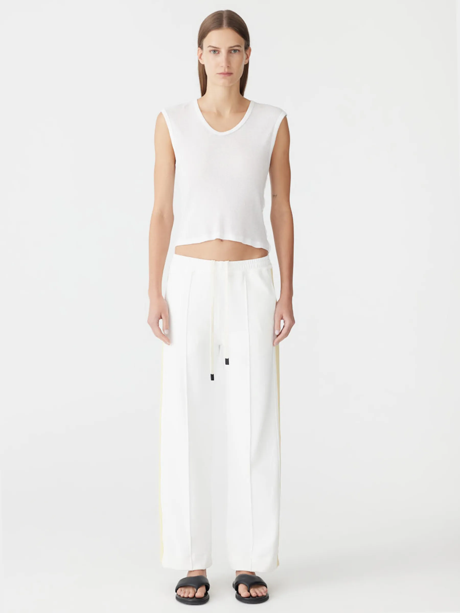 Twill Stripe Detail Pant sold by Bassike