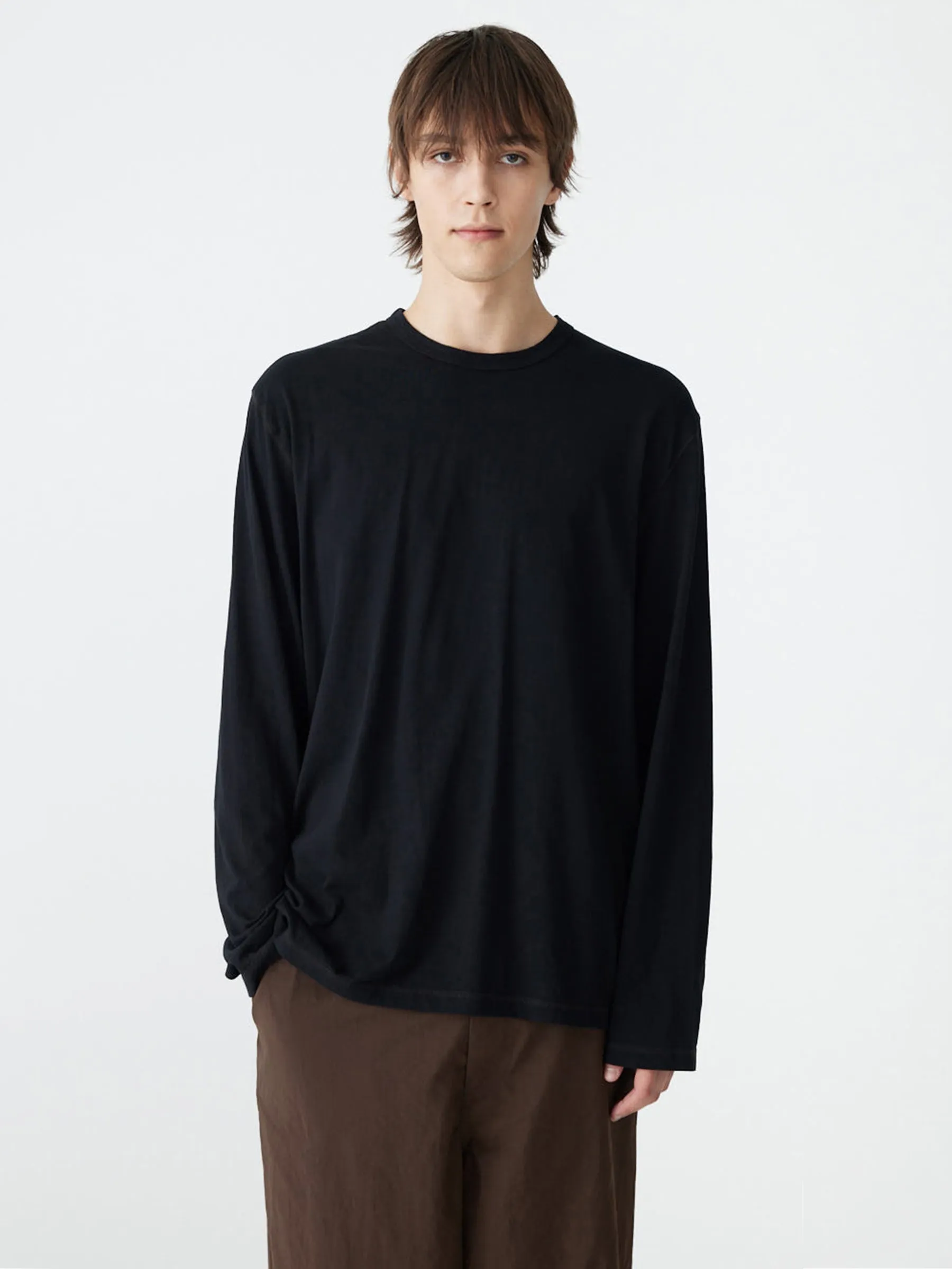 Regular Heritage Long Sleeve T-Shirt sold by Bassike product image thumbnail 2