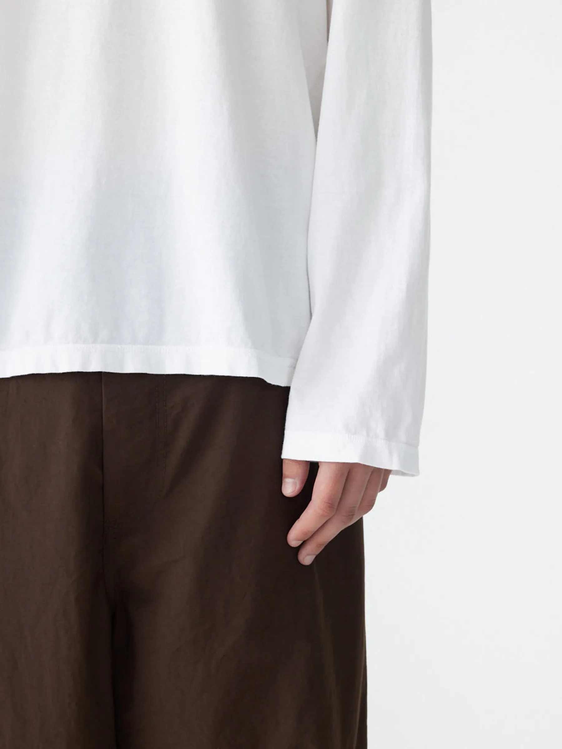 Regular Heritage Long Sleeve T-Shirt sold by Bassike product image thumbnail 3