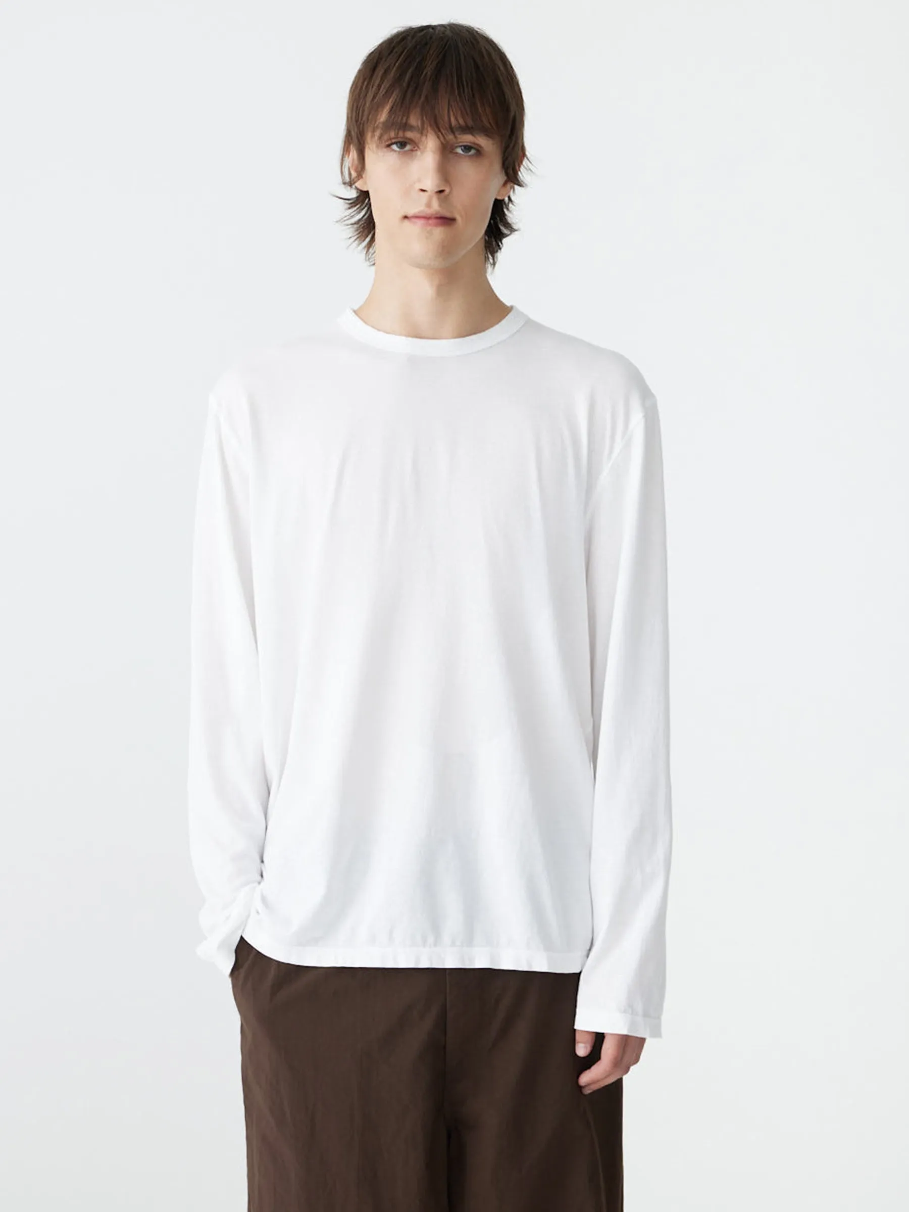 Regular Heritage Long Sleeve T-Shirt sold by Bassike product image thumbnail 2