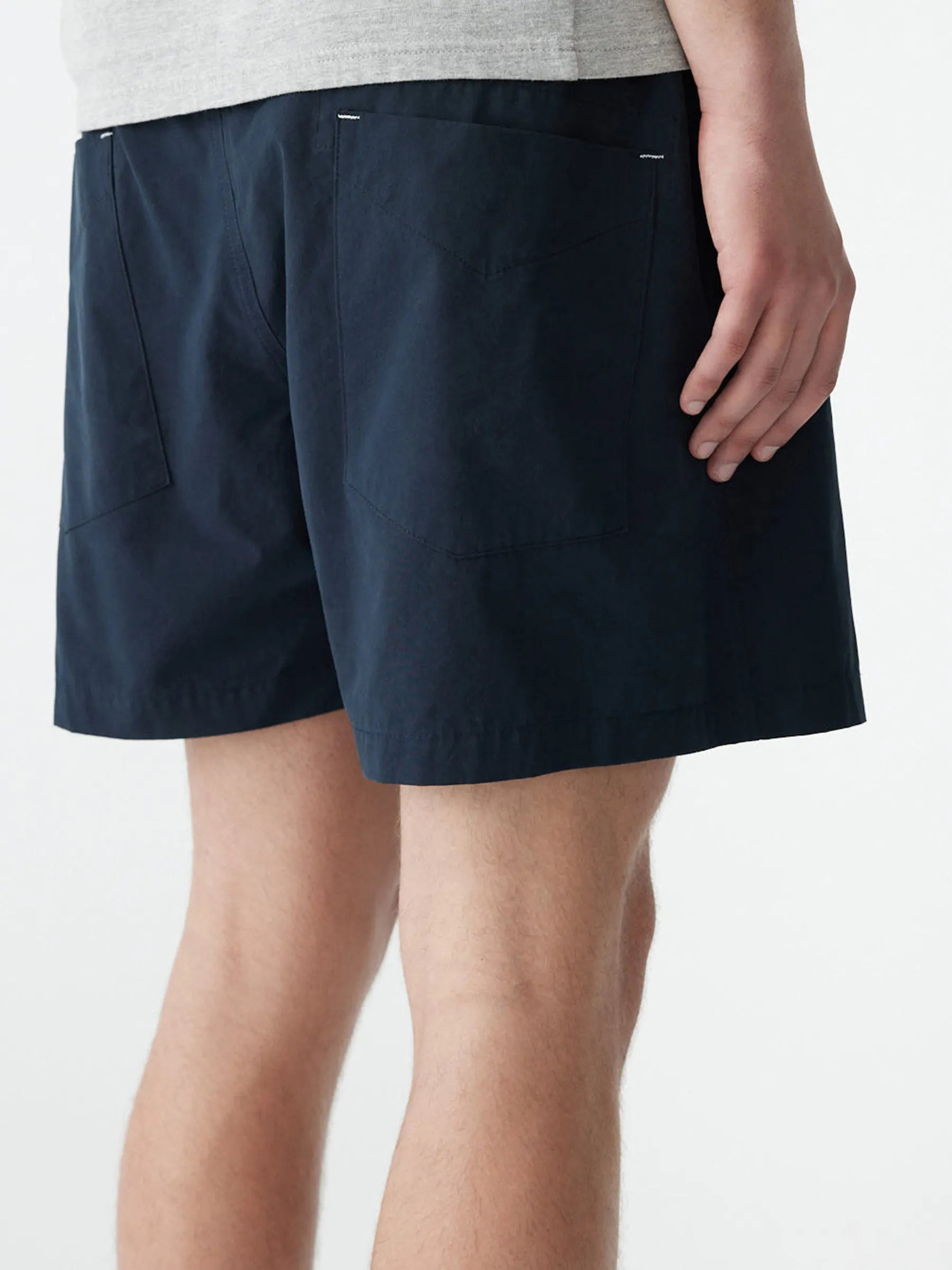 Crushed Cotton Pull On Short sold by Bassike product image thumbnail 4