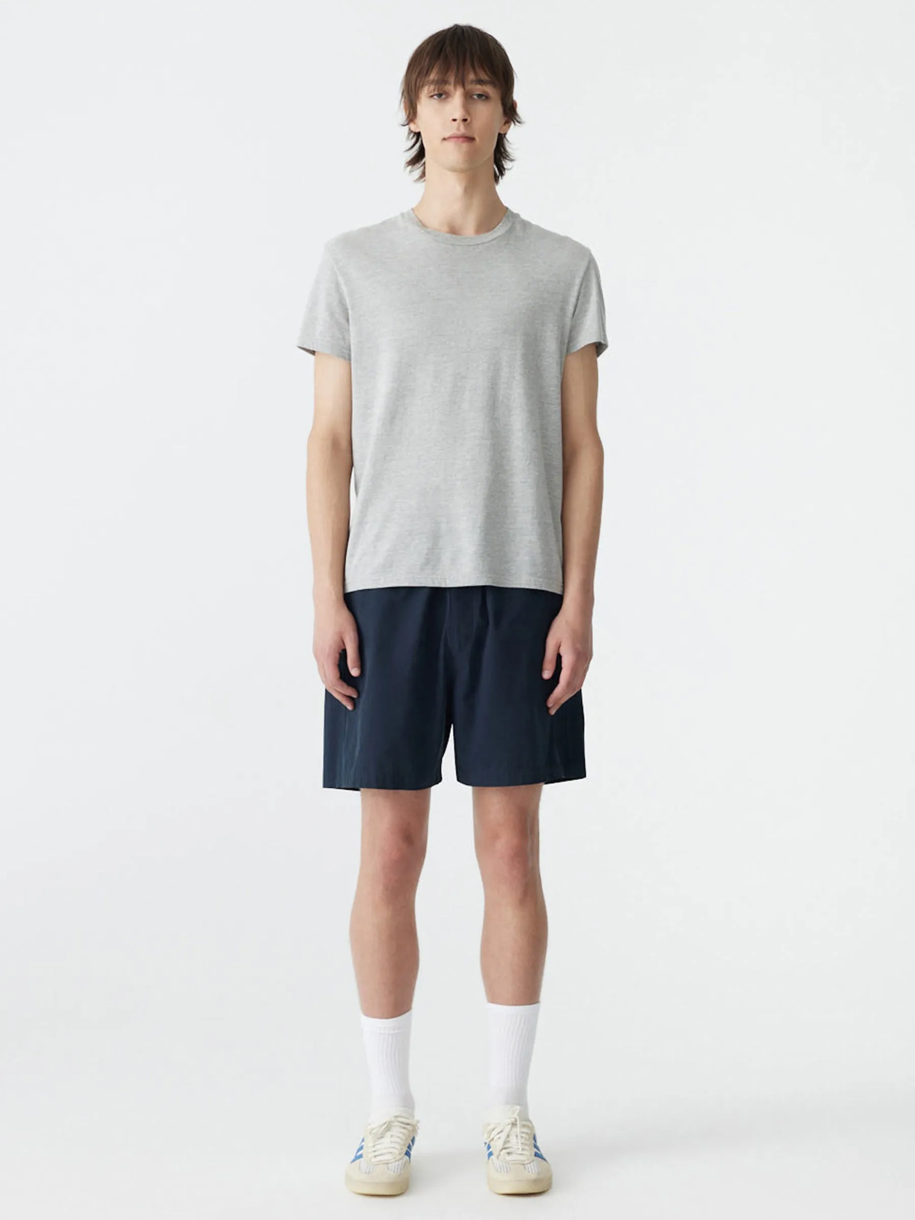 Crushed Cotton Pull On Short sold by Bassike