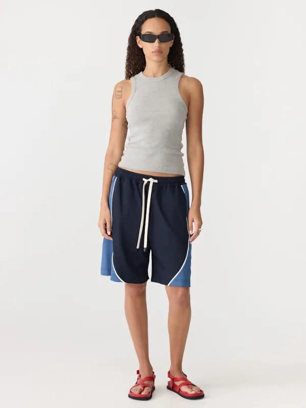 Piping Detail Basketball Short sold by Bassike