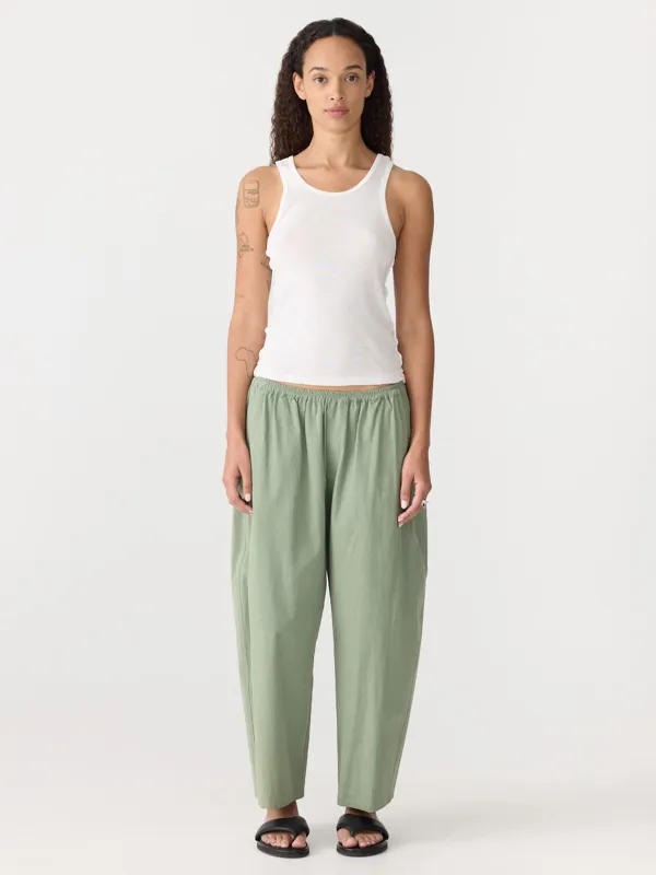 Crushed Cotton Gathered Pant made by Bassike