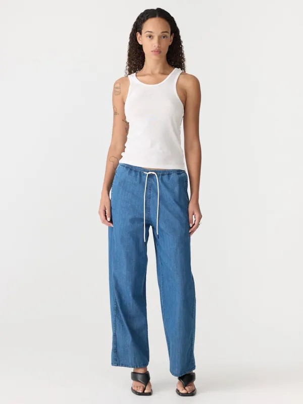 Organic Denim Wide Leg Pant sold by Bassike