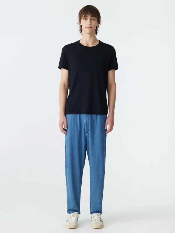 Organic Denim Low Rise Pant sold by Bassike