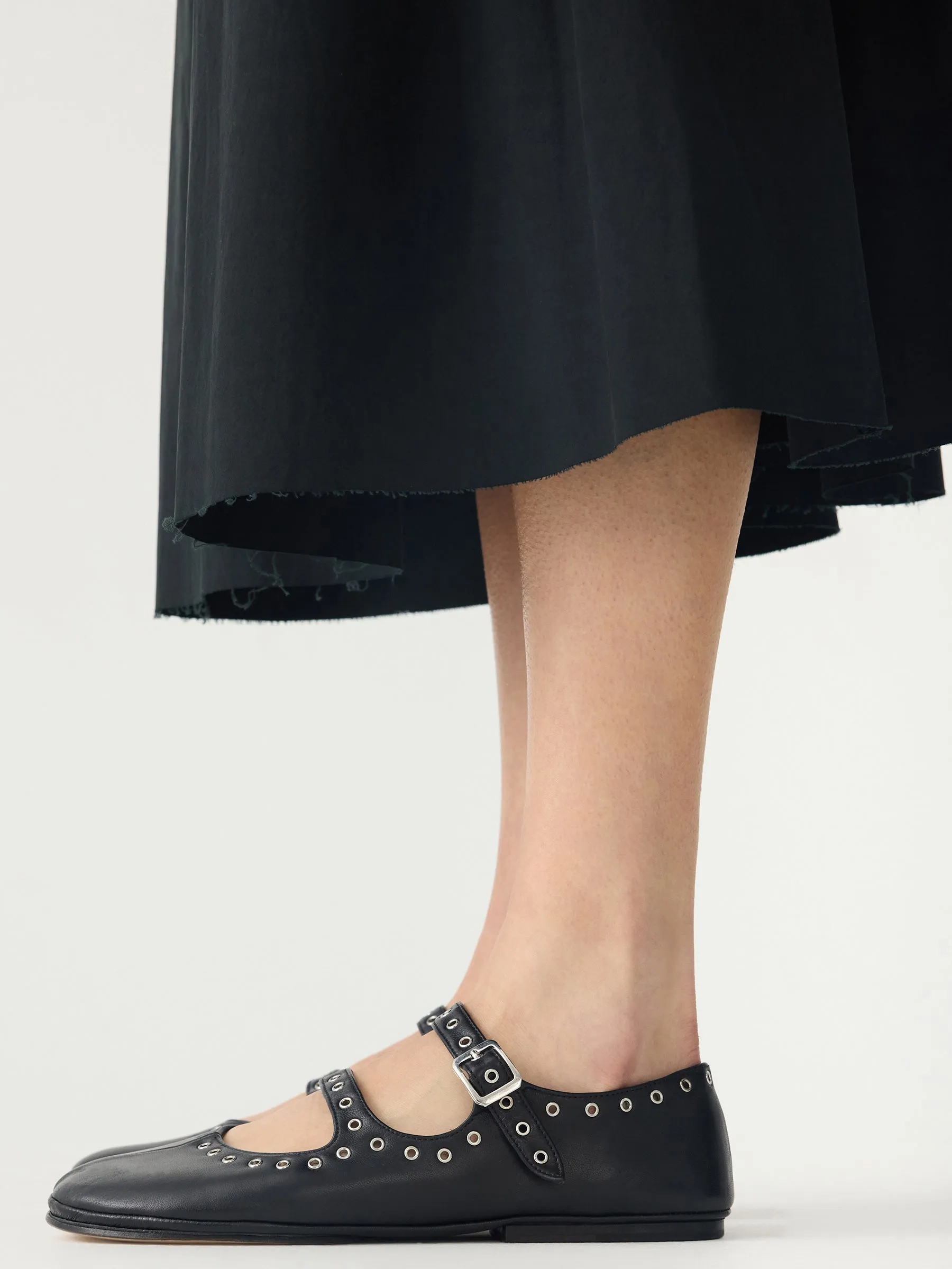 Eyelet Detail Ballerina Flat sold by Bassike product image thumbnail 2