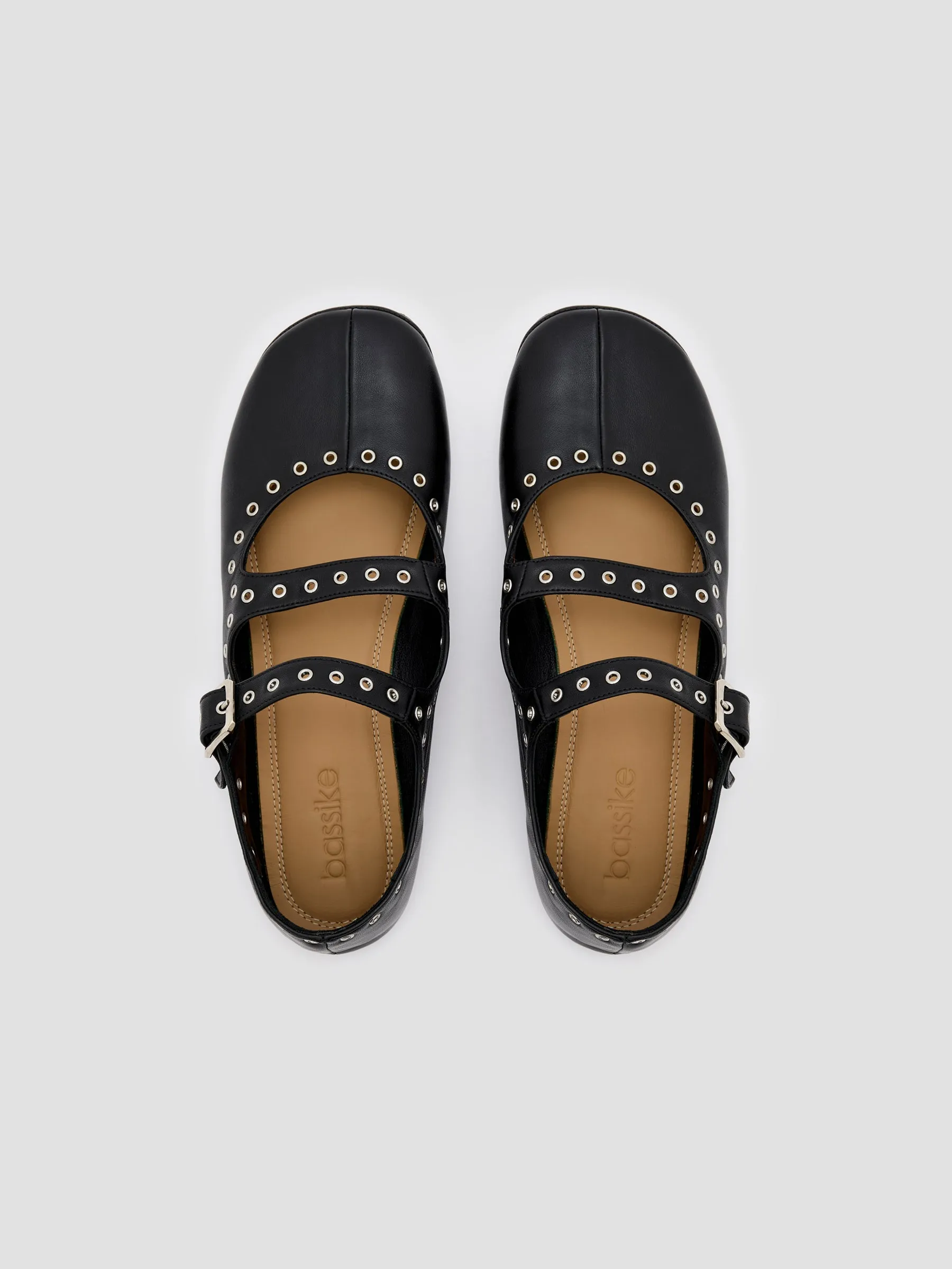 Eyelet Detail Ballerina Flat sold by Bassike product image thumbnail 5