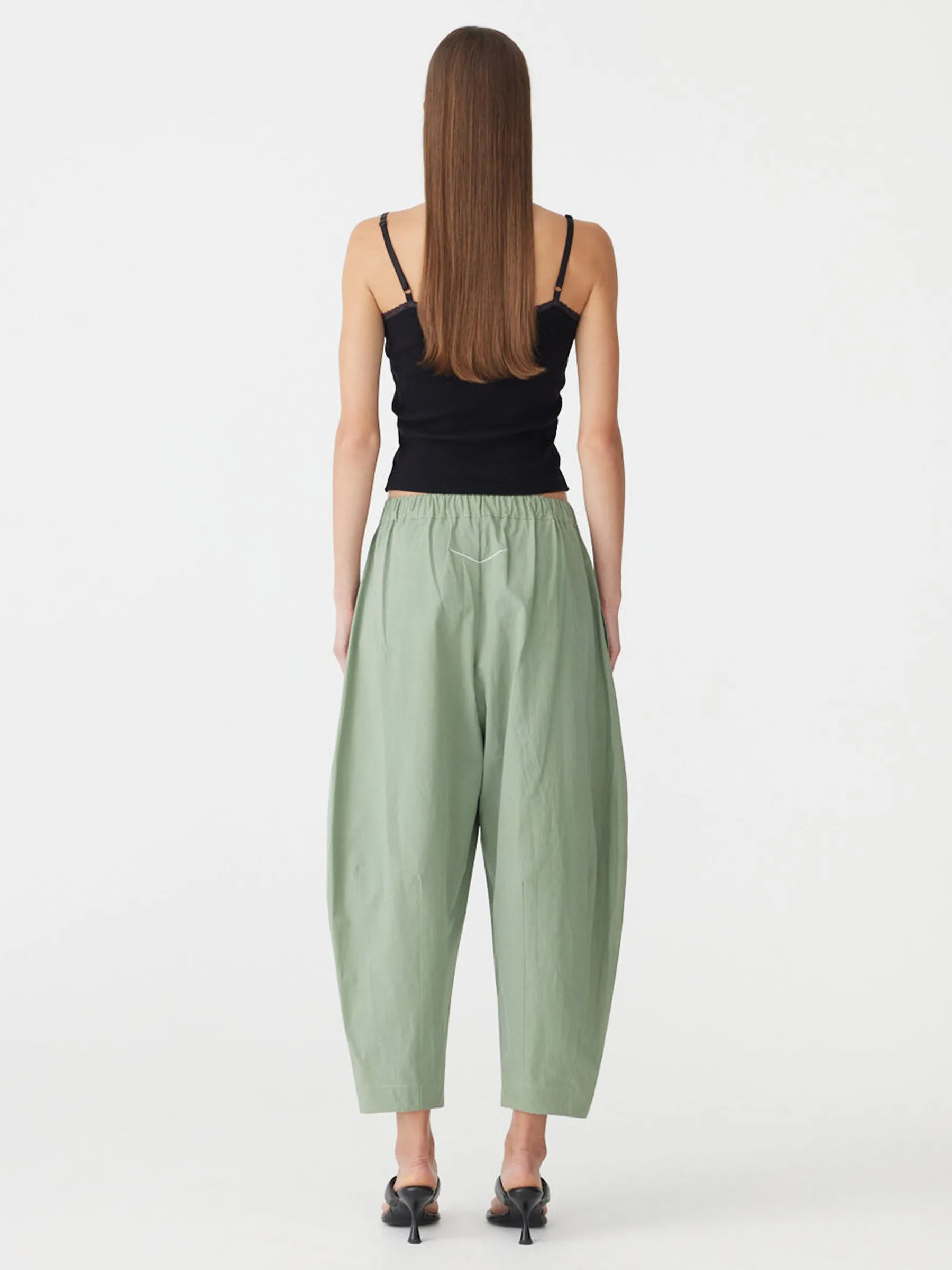 Crushed Cotton Darted Hem Pant sold by Bassike product image thumbnail 4