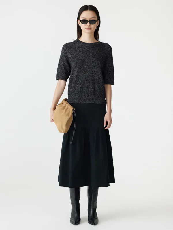 Cashmere Linen Short Sleeve Raglan Knit sold by Bassike