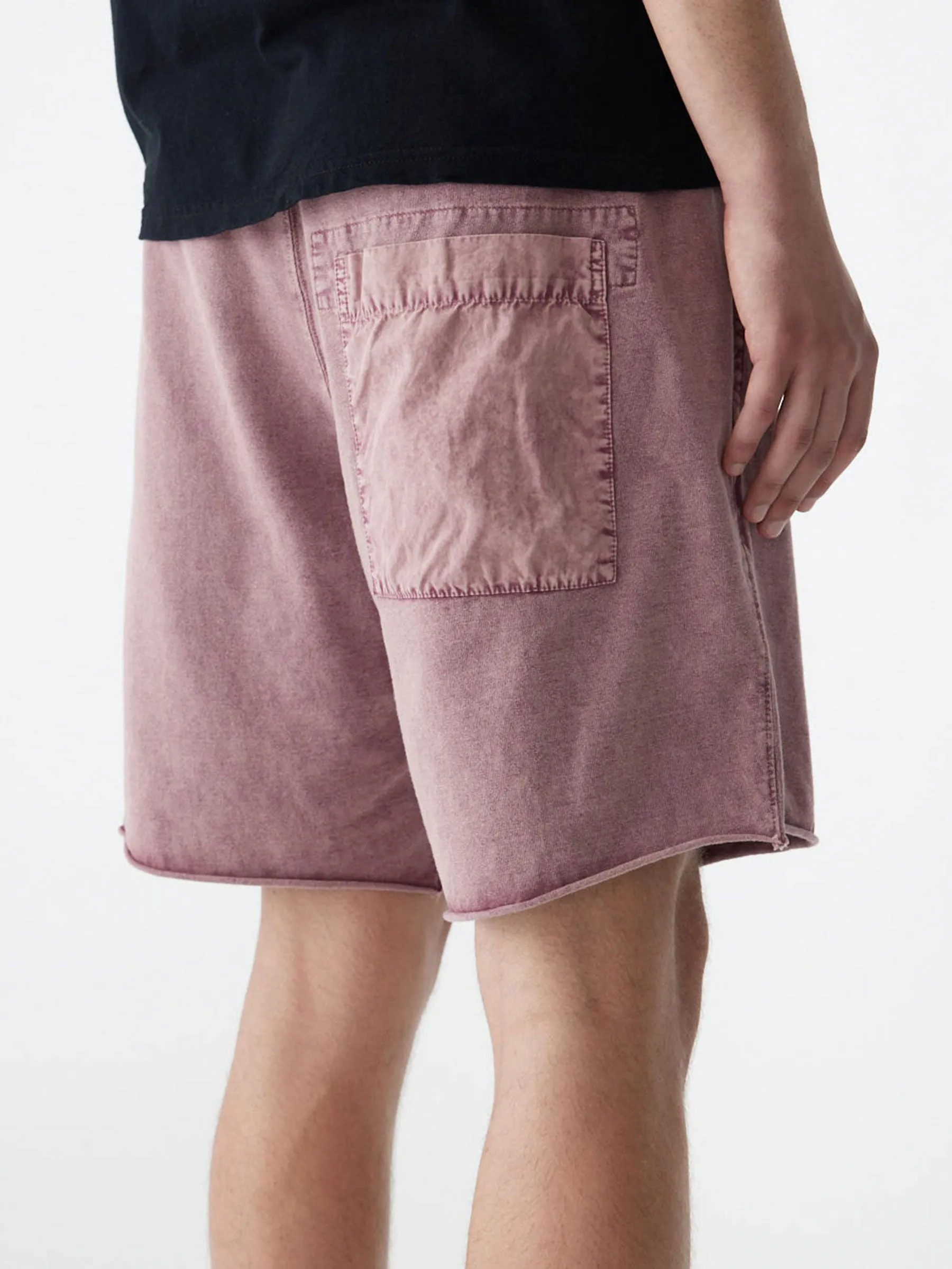 Acid Dye Raw Double Jersey Short sold by Bassike product image thumbnail 5