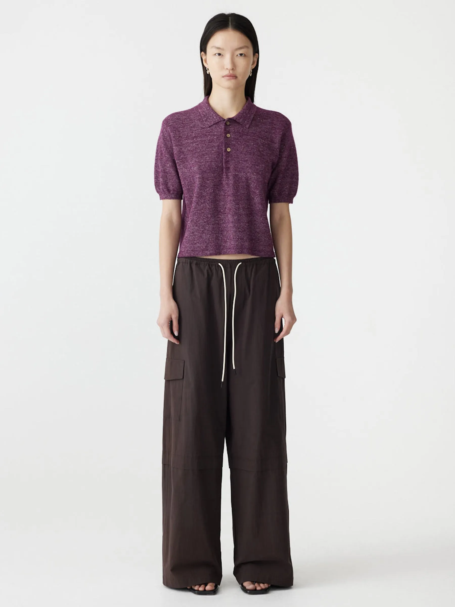 Cashmere Linen Polo sold by Bassike product image thumbnail 5