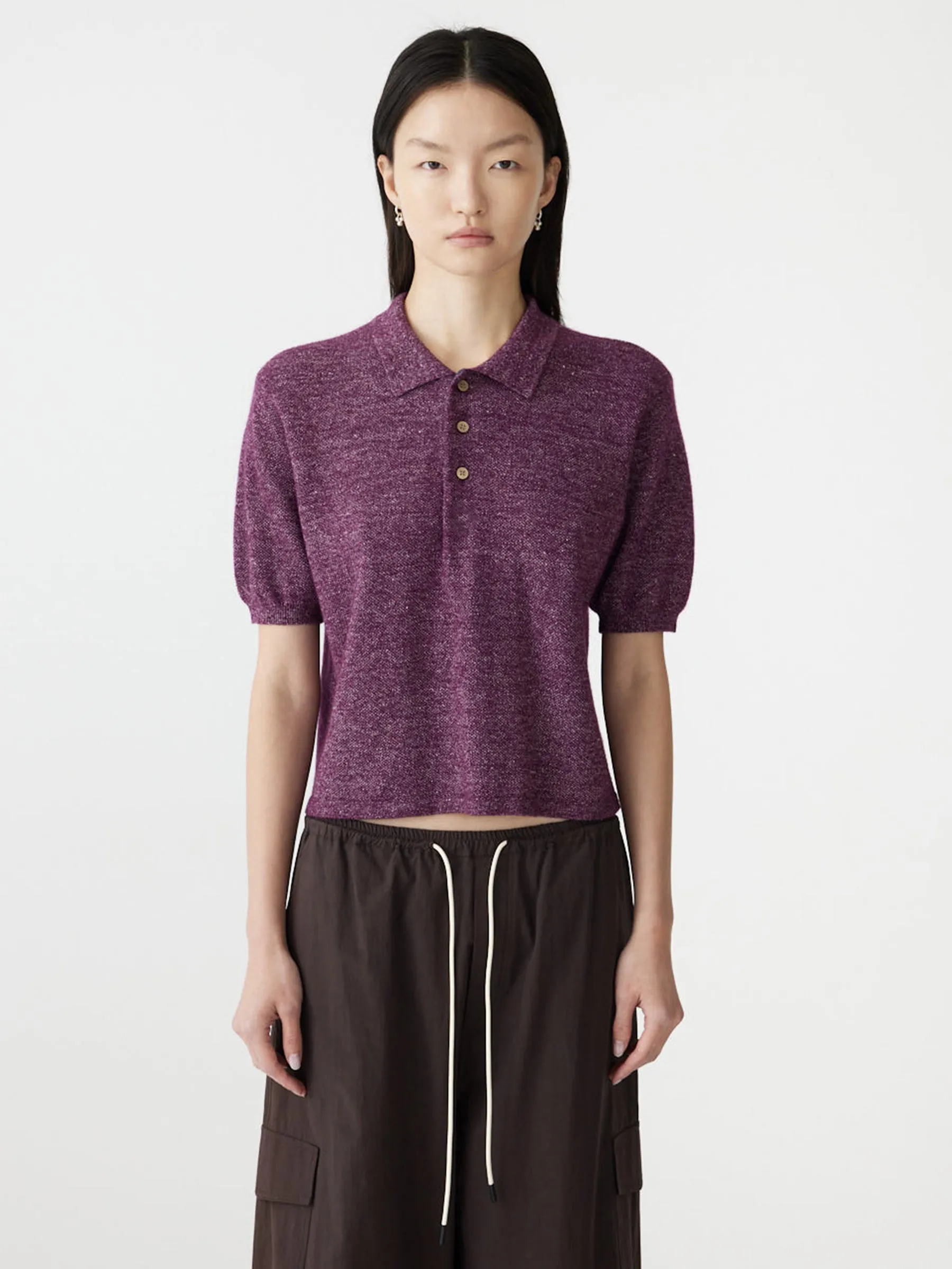 Cashmere Linen Polo sold by Bassike product image thumbnail 2