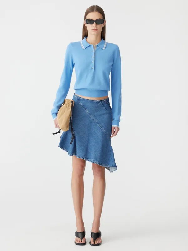 Long Sleeve Polo Knit sold by Bassike