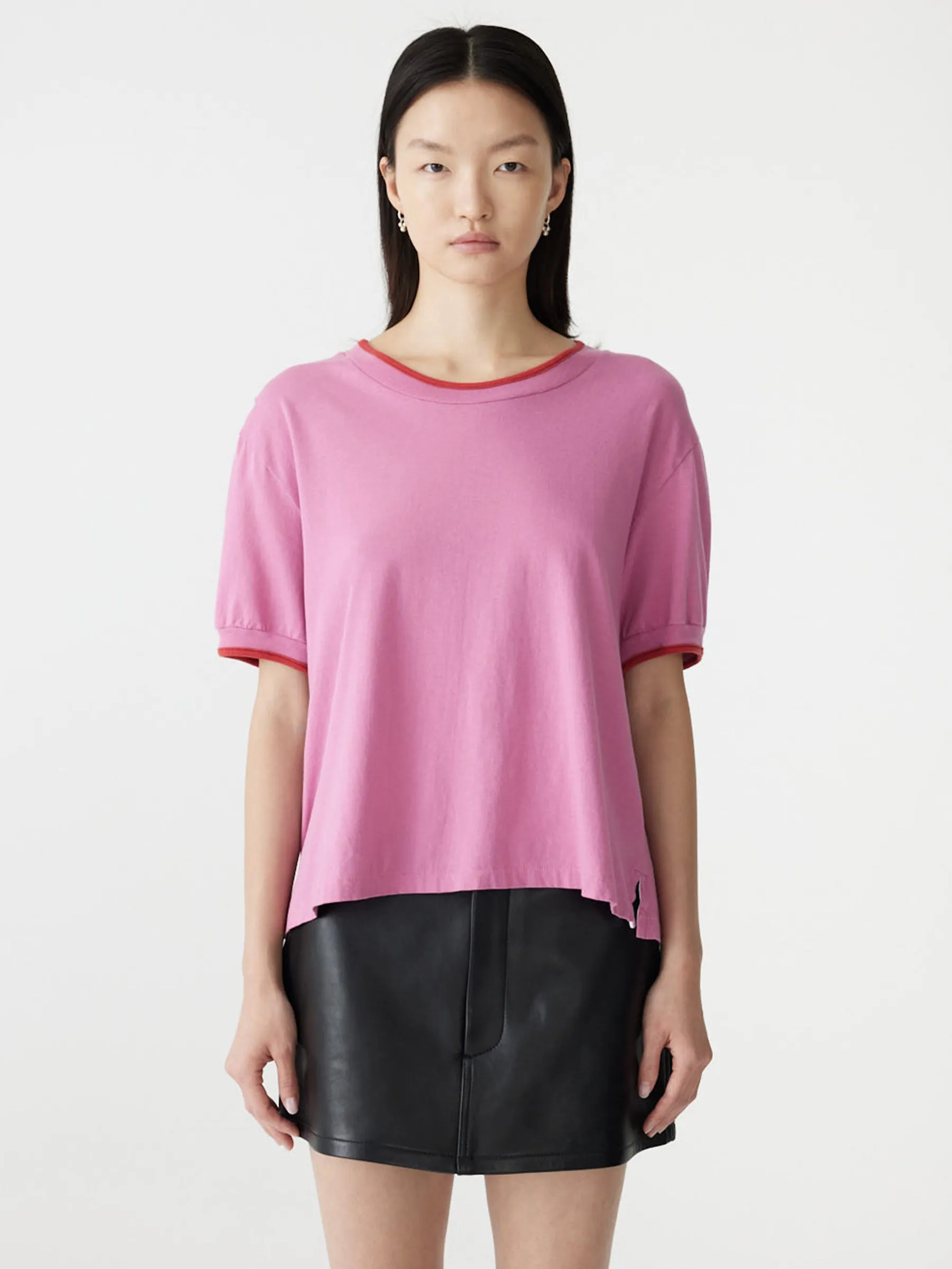 Layered Neck T-Shirt sold by Bassike product image thumbnail 2