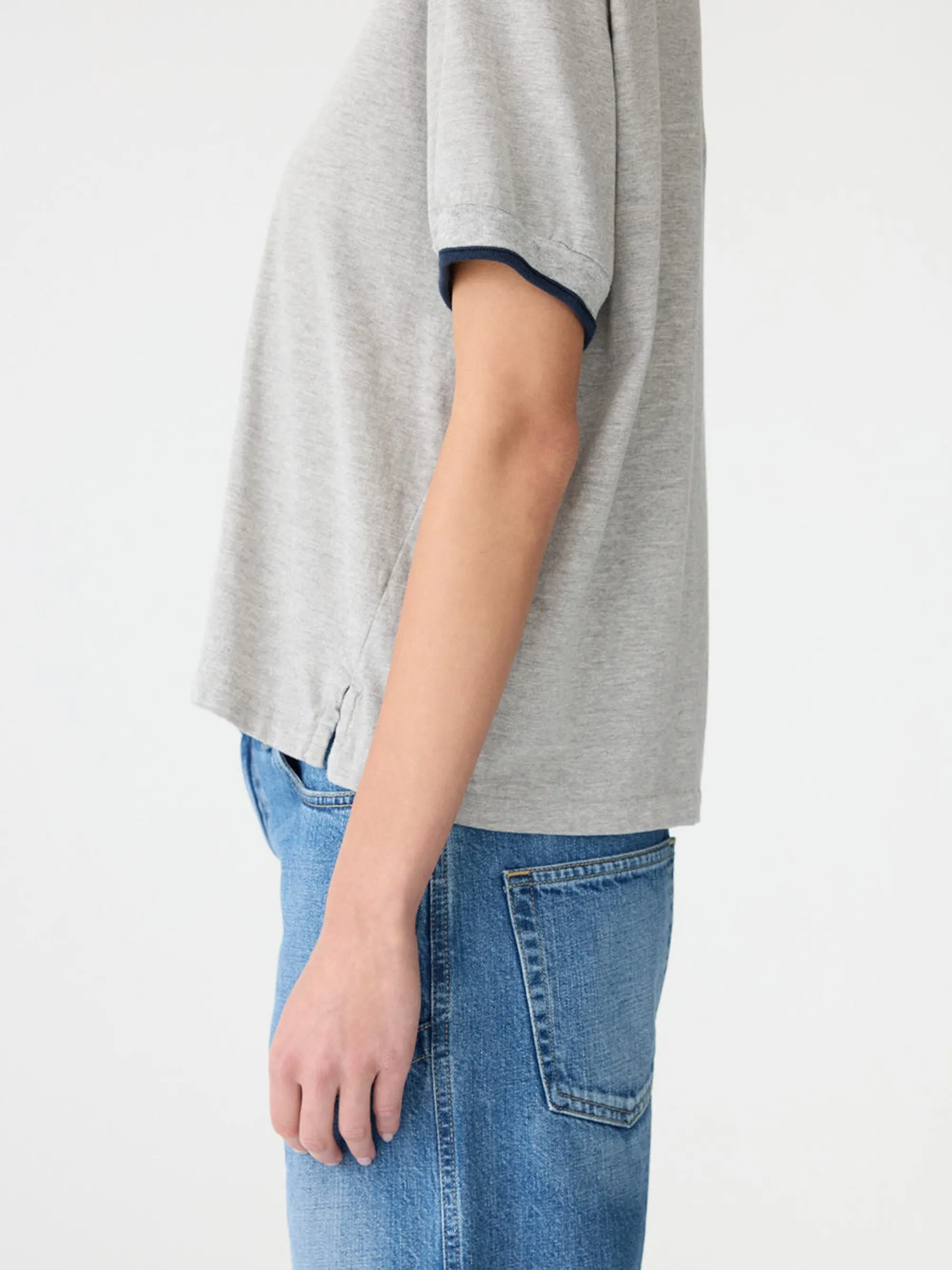 Layered Neck T-Shirt sold by Bassike product image thumbnail 4