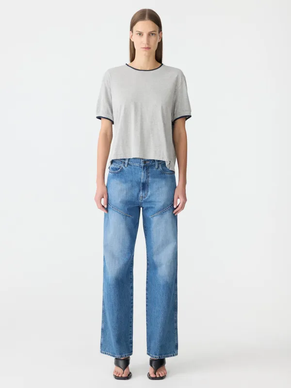 Layered Neck T-Shirt sold by Bassike