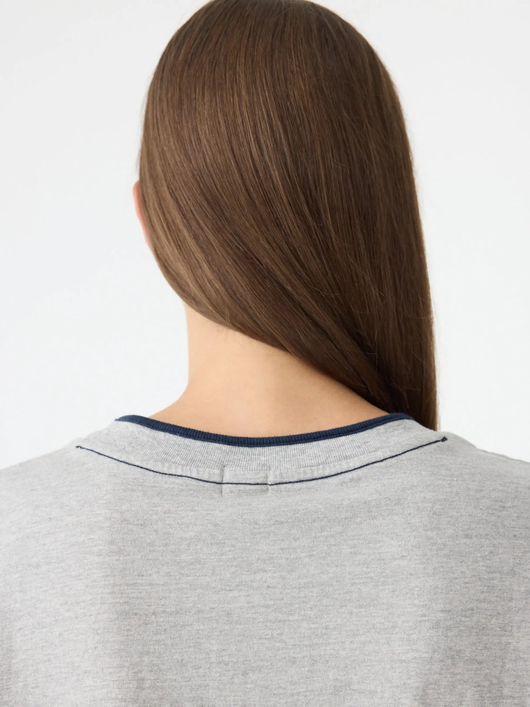 Layered Neck T-Shirt sold by Bassike product image thumbnail 5