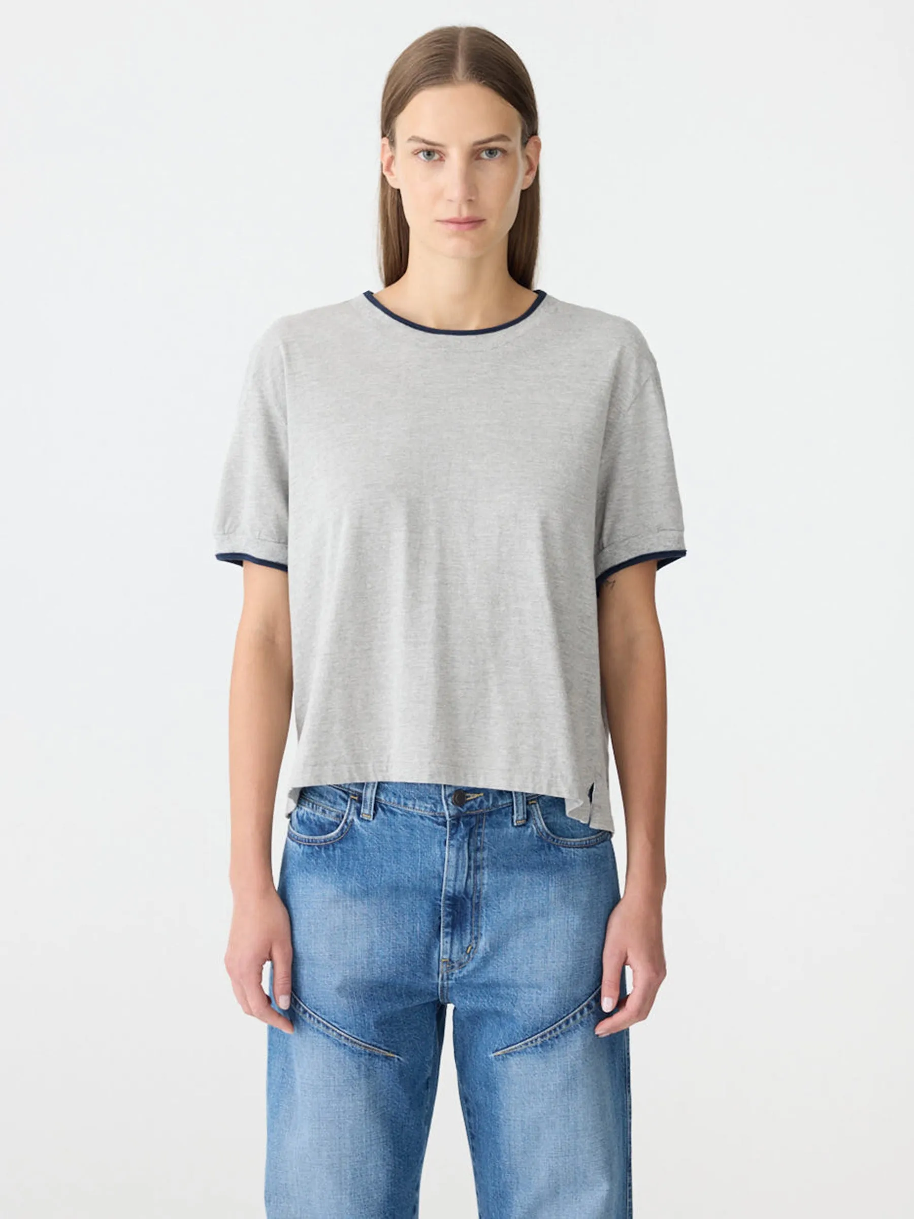 Layered Neck T-Shirt sold by Bassike product image thumbnail 2