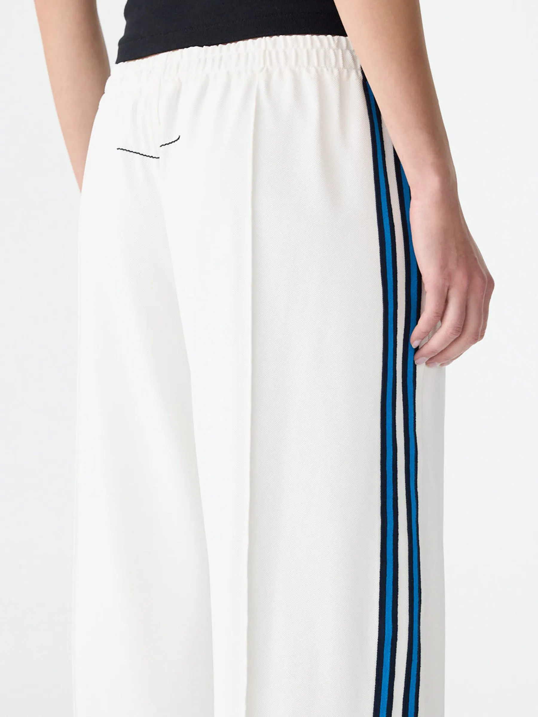 Double Stripe Wide Leg Pant sold by Bassike product image thumbnail 5