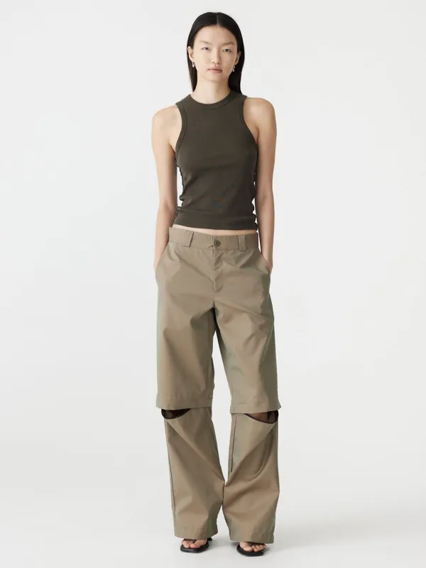 Gabardine Layered Pant sold by Bassike