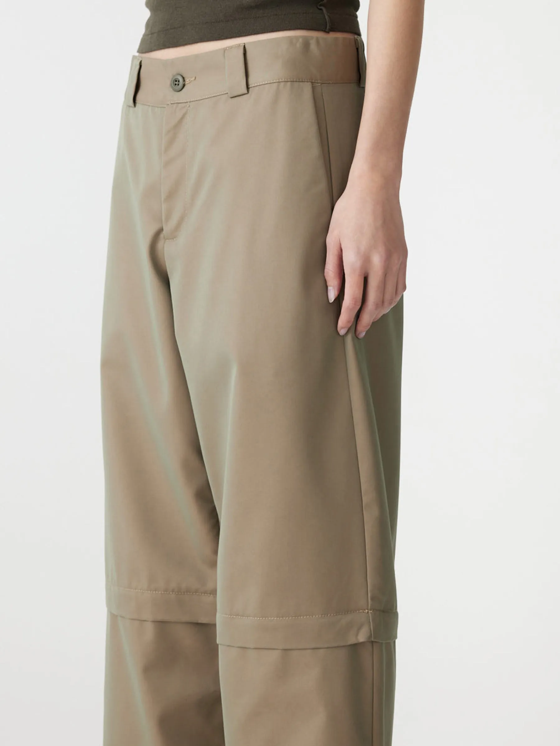 Gabardine Layered Pant sold by Bassike product image thumbnail 3