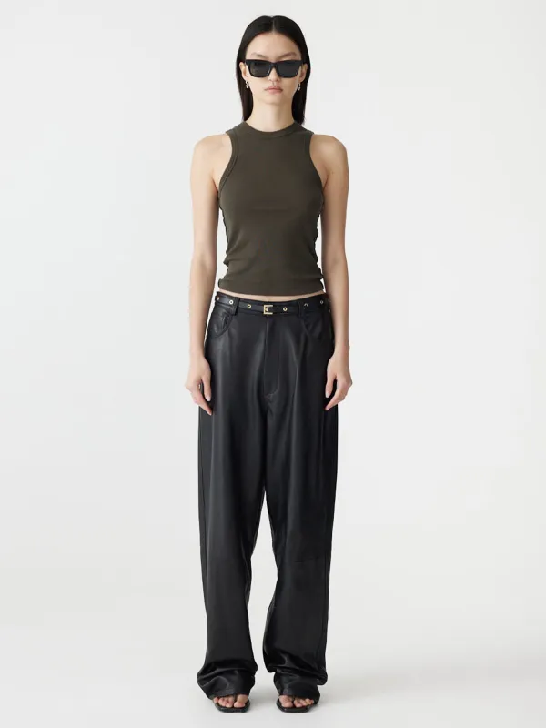 Seam Detail Tank made by Bassike