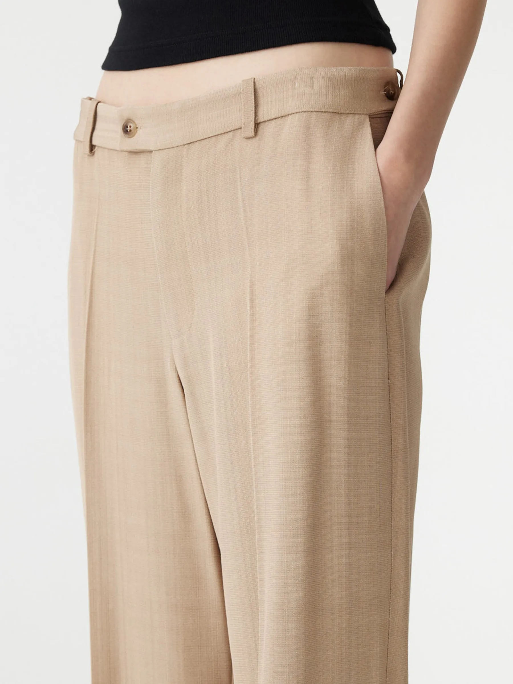 Side Adjustable Pant sold by Bassike product image thumbnail 3