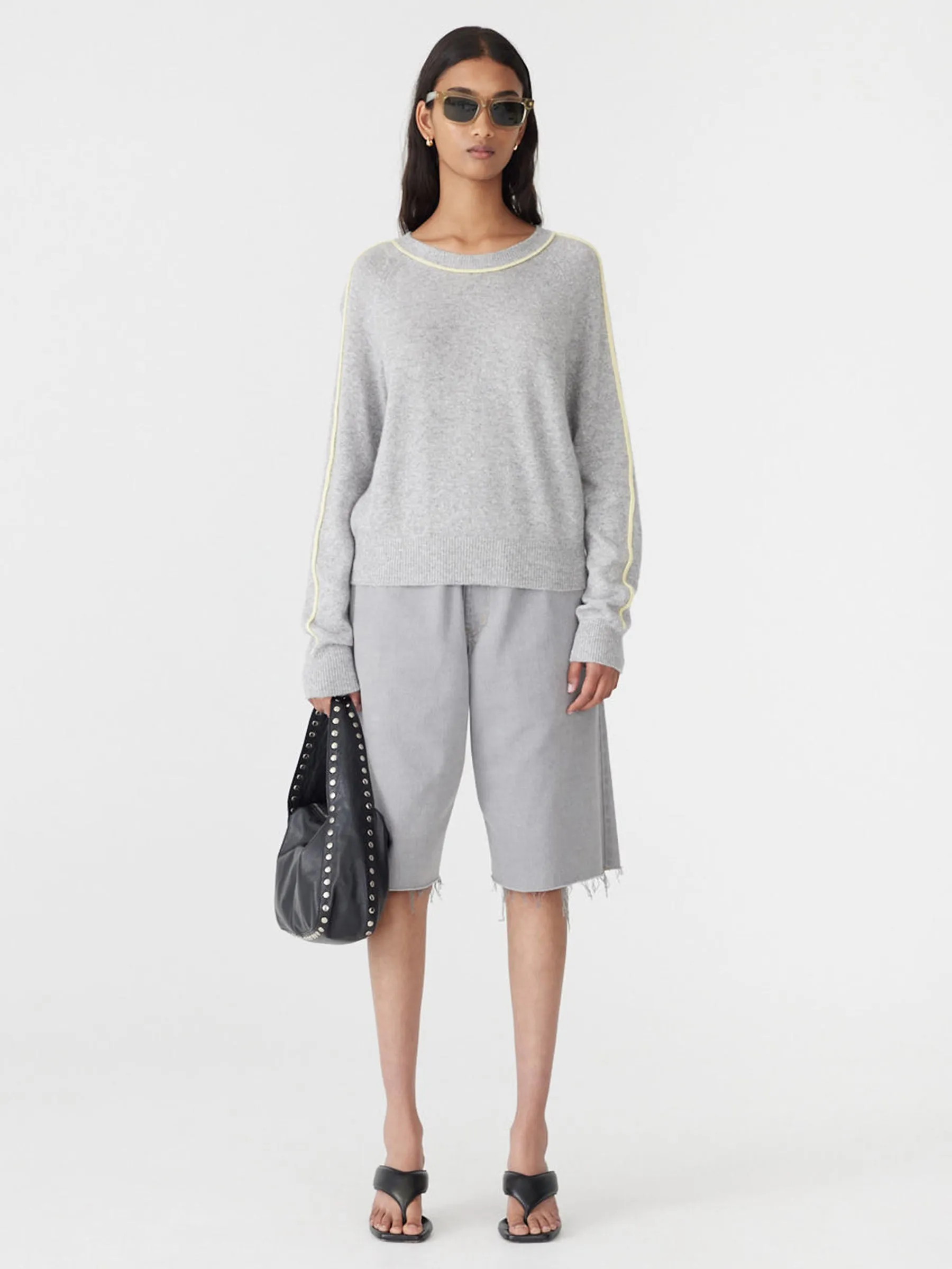 Classic Stripe Detail Knit sold by Bassike