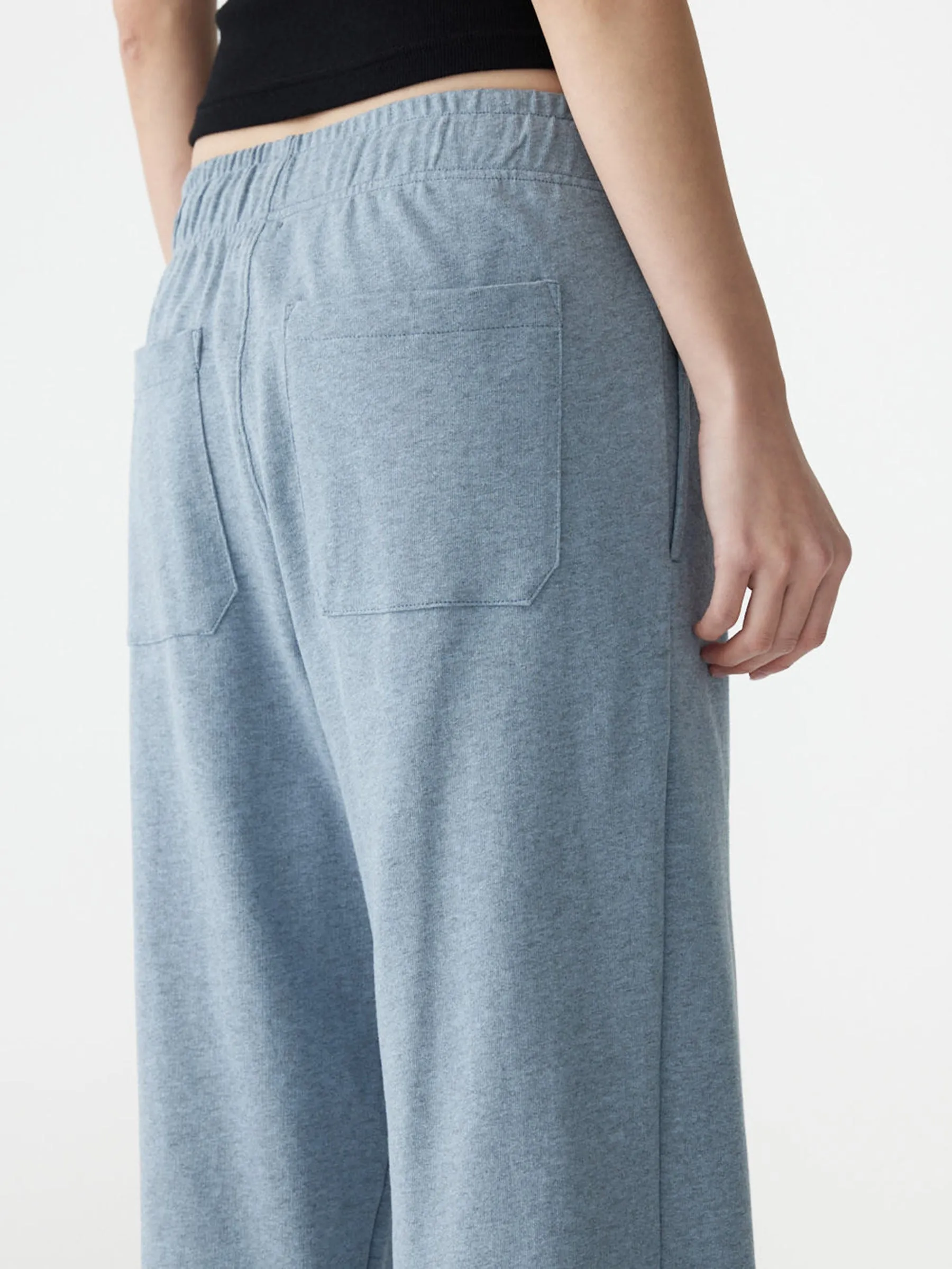 Wide Leg French Terry Pant sold by Bassike product image thumbnail 4
