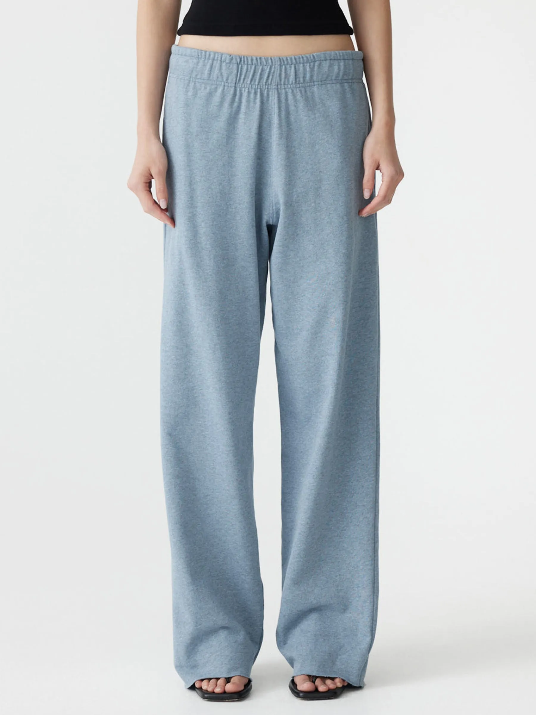 Wide Leg French Terry Pant sold by Bassike product image thumbnail 2