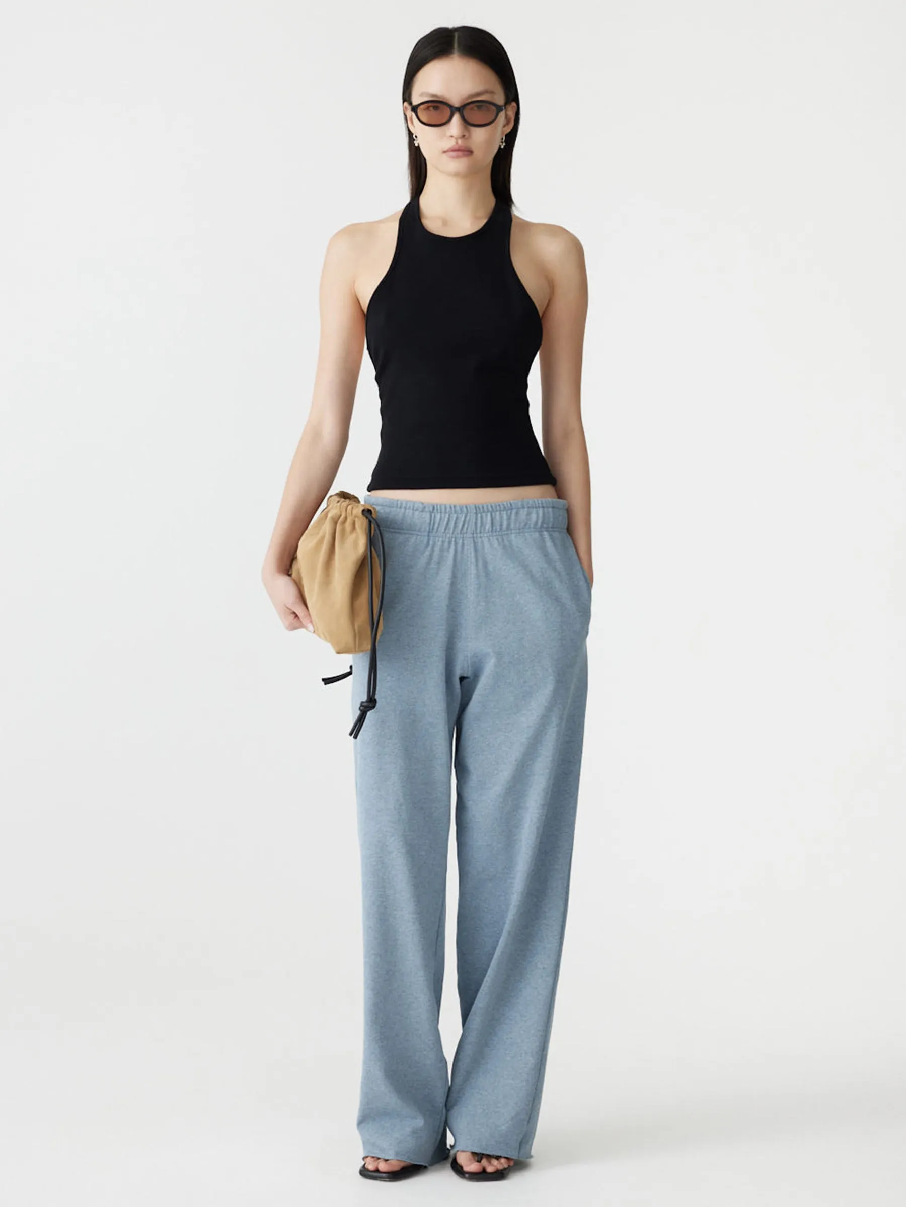 Wide Leg French Terry Pant sold by Bassike