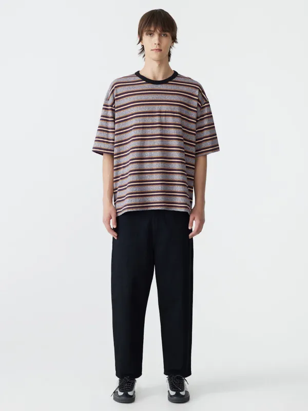 Universal Vintage Stripe Boxy T-Shirt made by Bassike