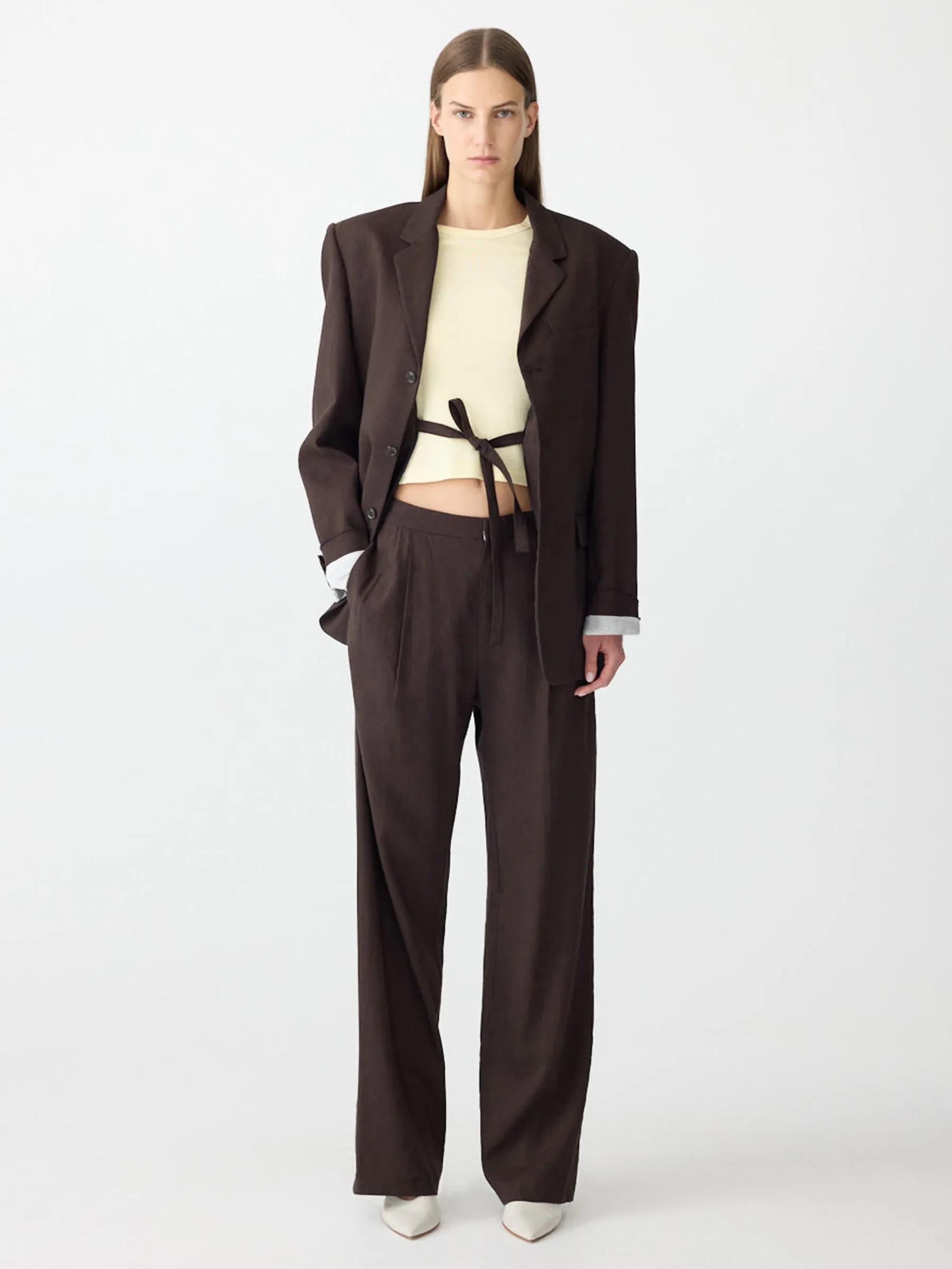 Soft Tailored Jacket sold by Bassike product image thumbnail 2