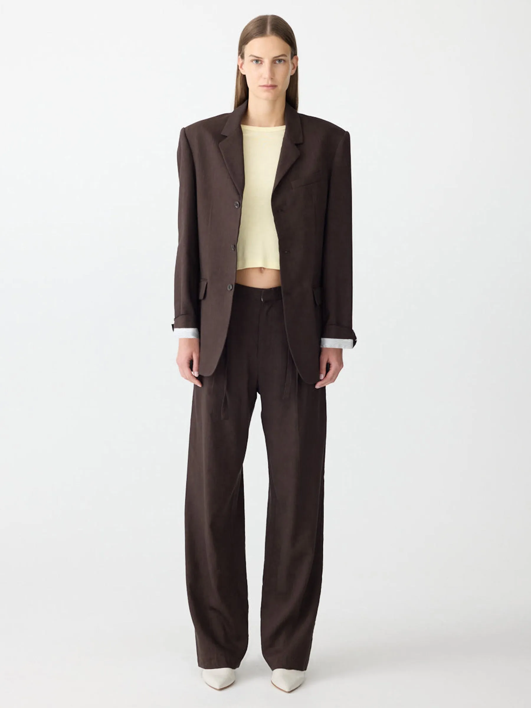 Soft Tailored Jacket sold by Bassike product image thumbnail 5