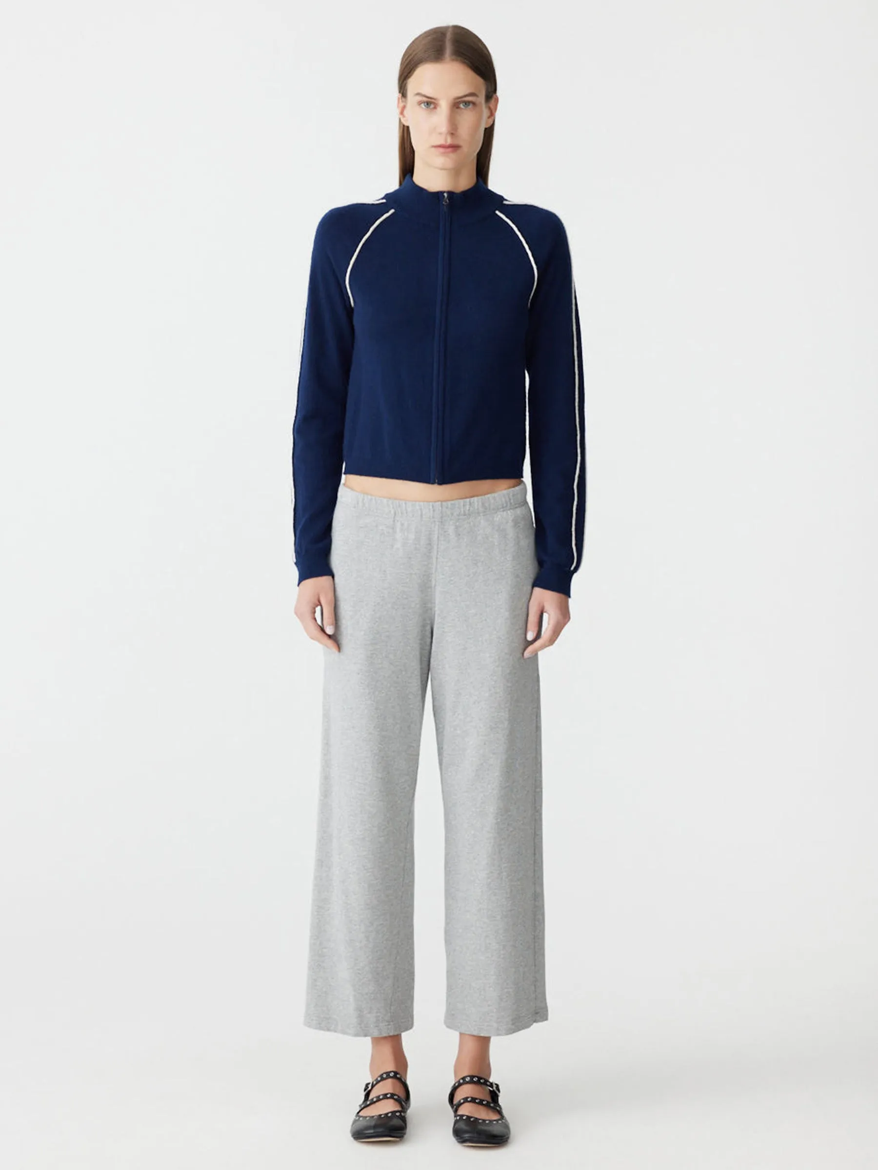 French Terry Straight Leg Pant sold by Bassike