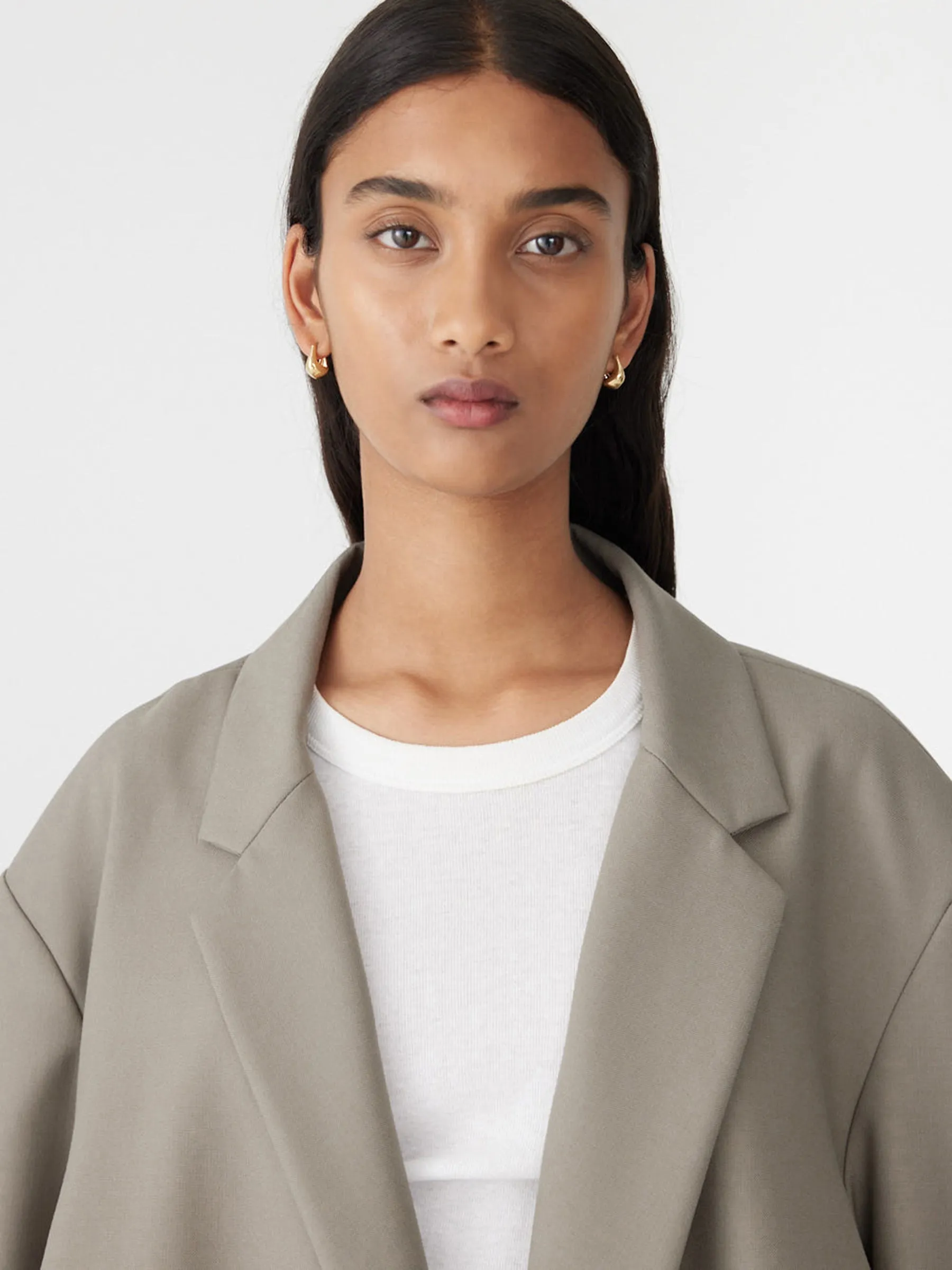 Soft Tailored Longerline Jacket sold by Bassike product image thumbnail 3