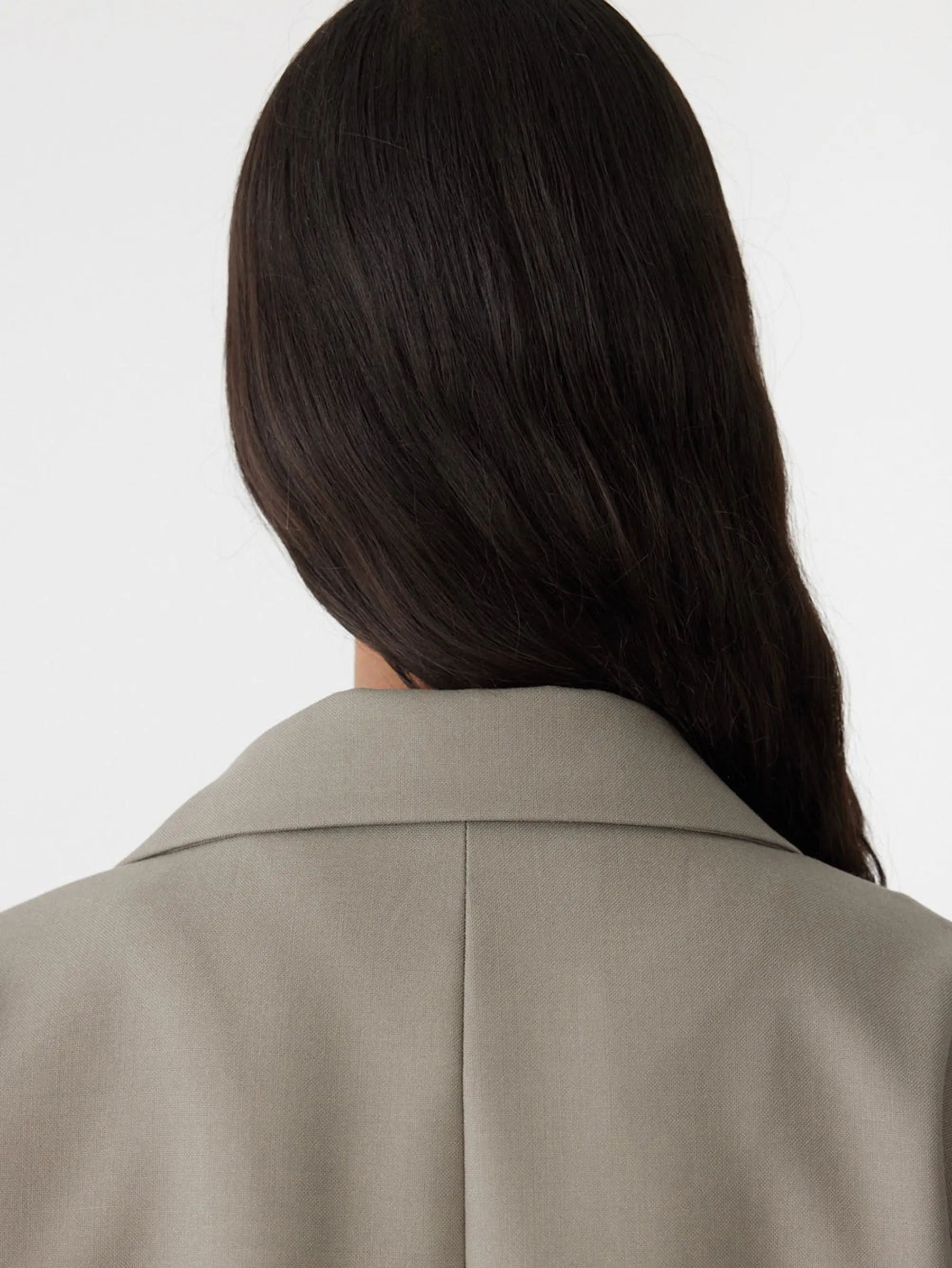 Soft Tailored Longerline Jacket sold by Bassike product image thumbnail 5