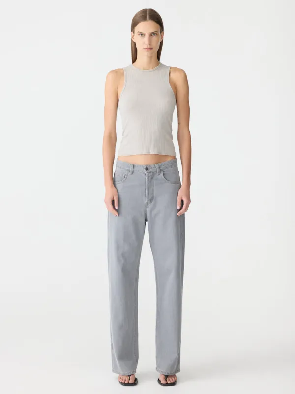 Textured Rib Tank made by Bassike