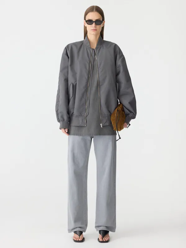 Universal Recycled Nylon Bomber made by Bassike