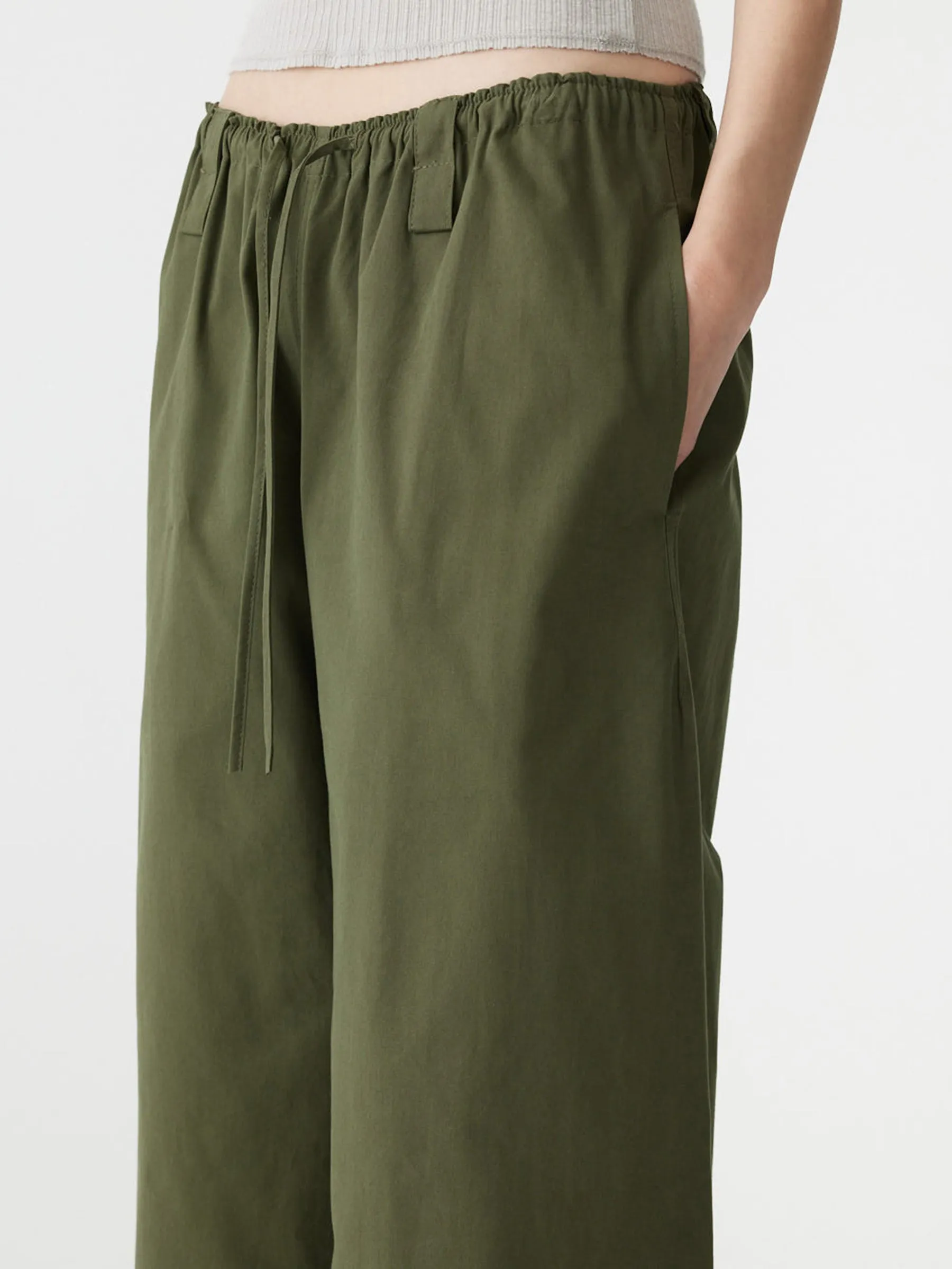 Drawstring Detail Pull On Pant sold by Bassike product image thumbnail 3